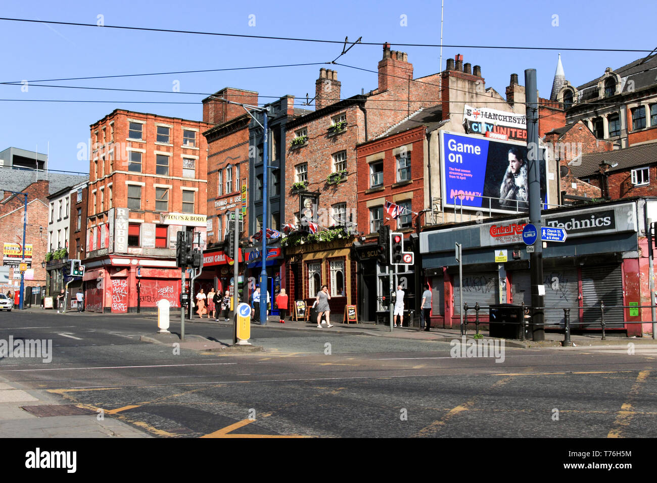 Shudehill, Northern Quarter, Manchester, UK Stockfoto