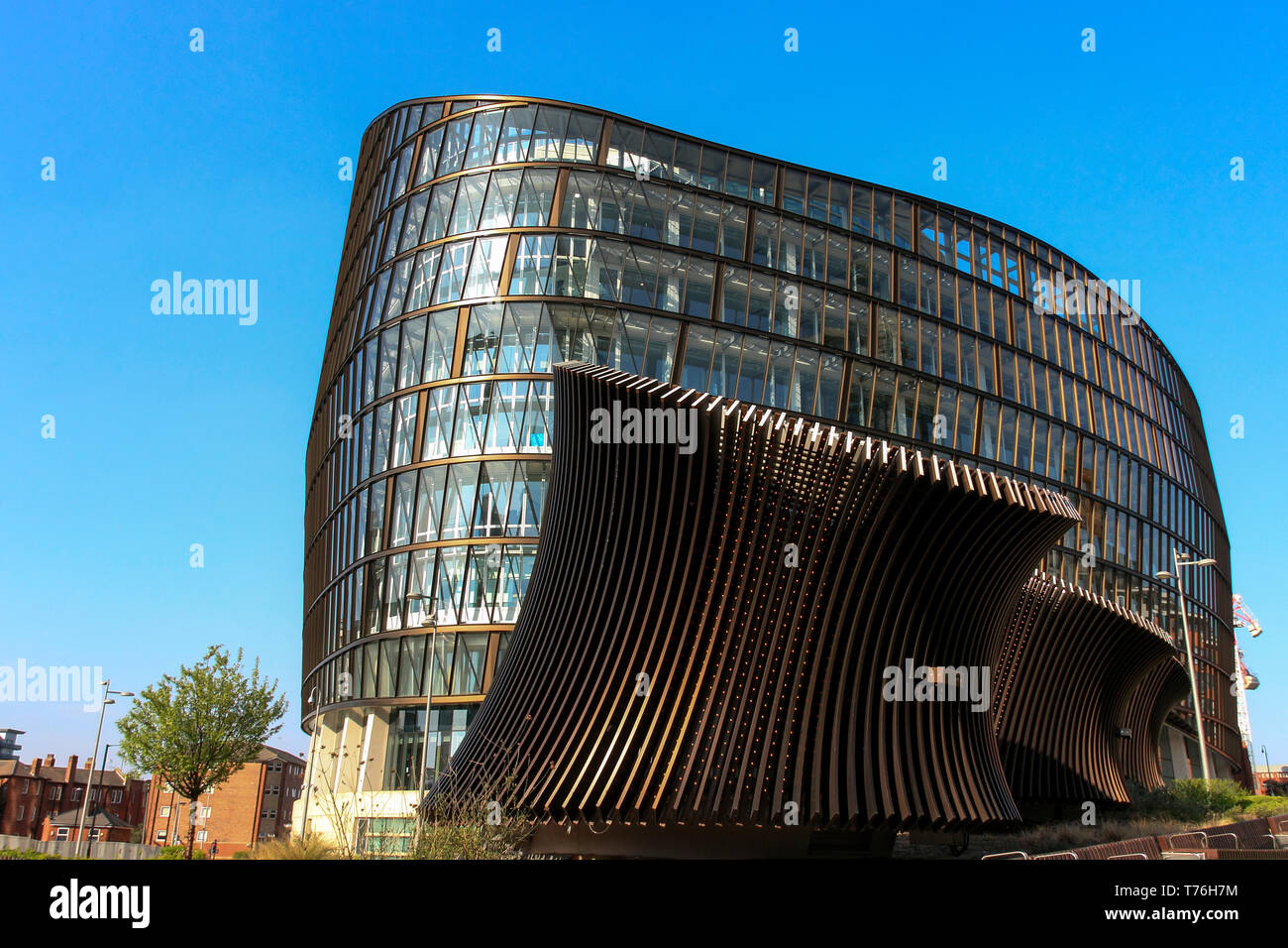 Einen Engel Square, Co-operative Group Konzernzentrale, NOMA Umbauprojekt, Manchester, UK Stockfoto