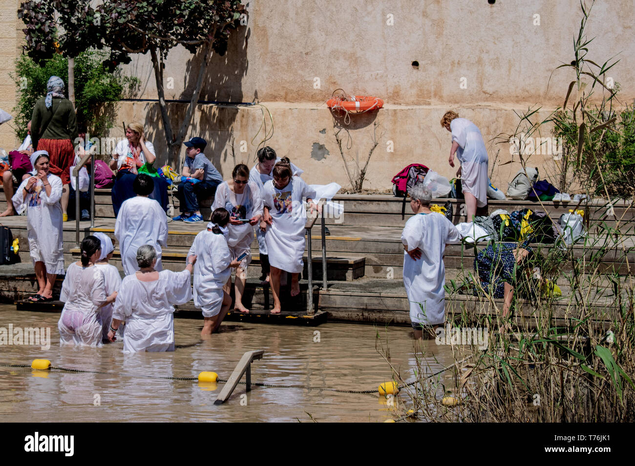 Taufe Website "Bethanien jenseits des Jordan" (Al-Maghtas) Stockfoto