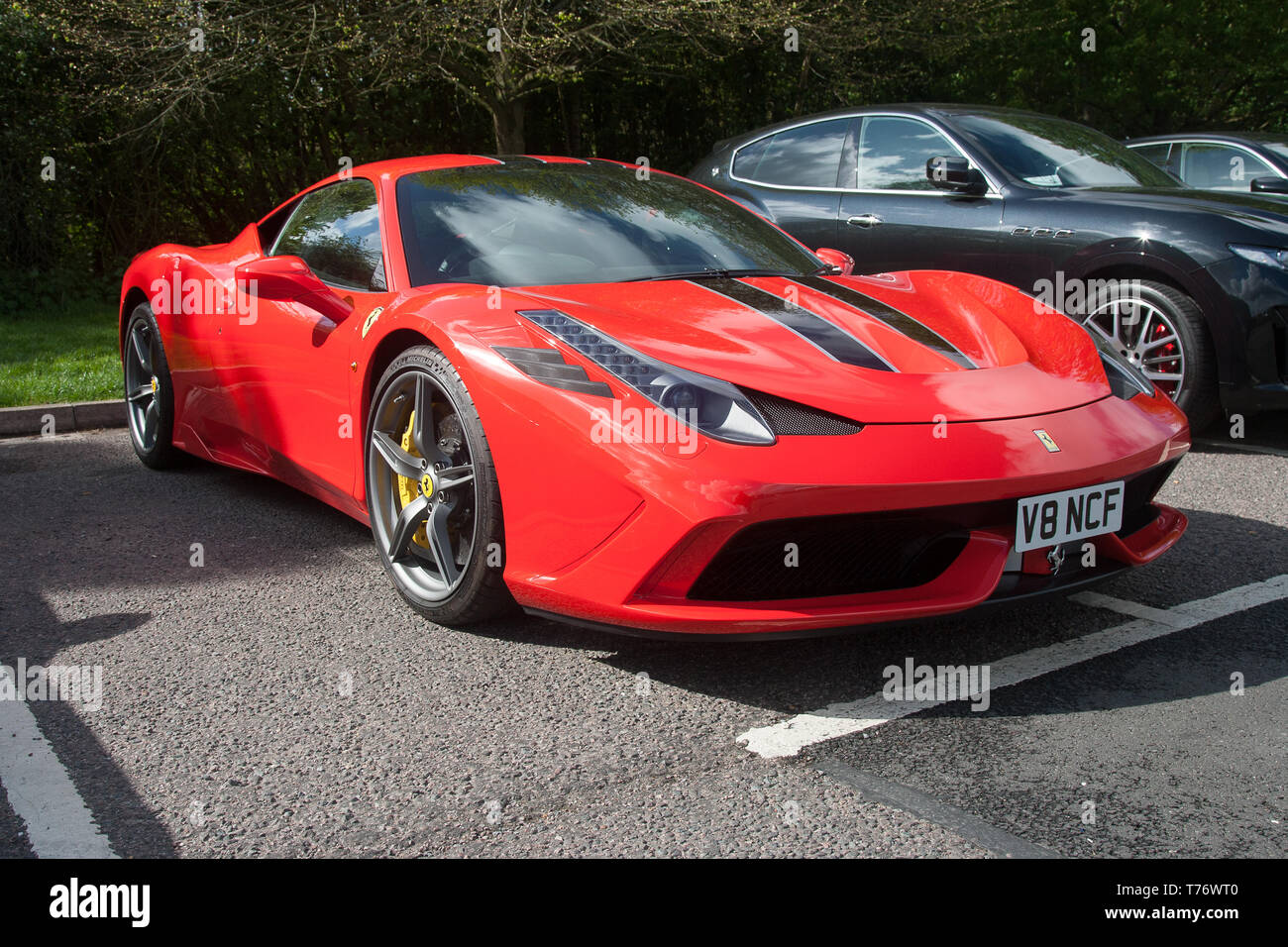 Teure klassische Sportwagen Stockfoto