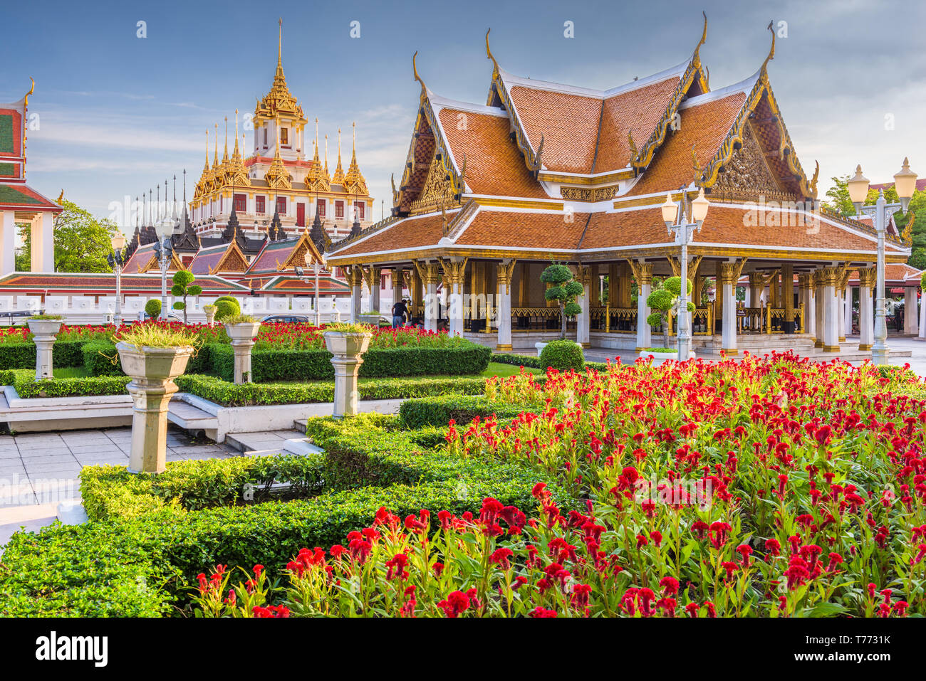 Wat Ratchanatdaram Tempel in Bangkok, Thailand. Stockfoto
