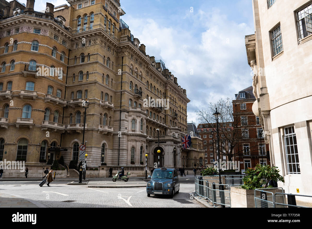 Langham House - London - Vereinigtes Königreich Stockfoto