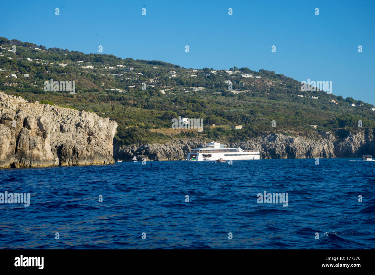 Venus, Steve Job's, exCEO von Apple, Yacht in der Cala del Rio, Capri
