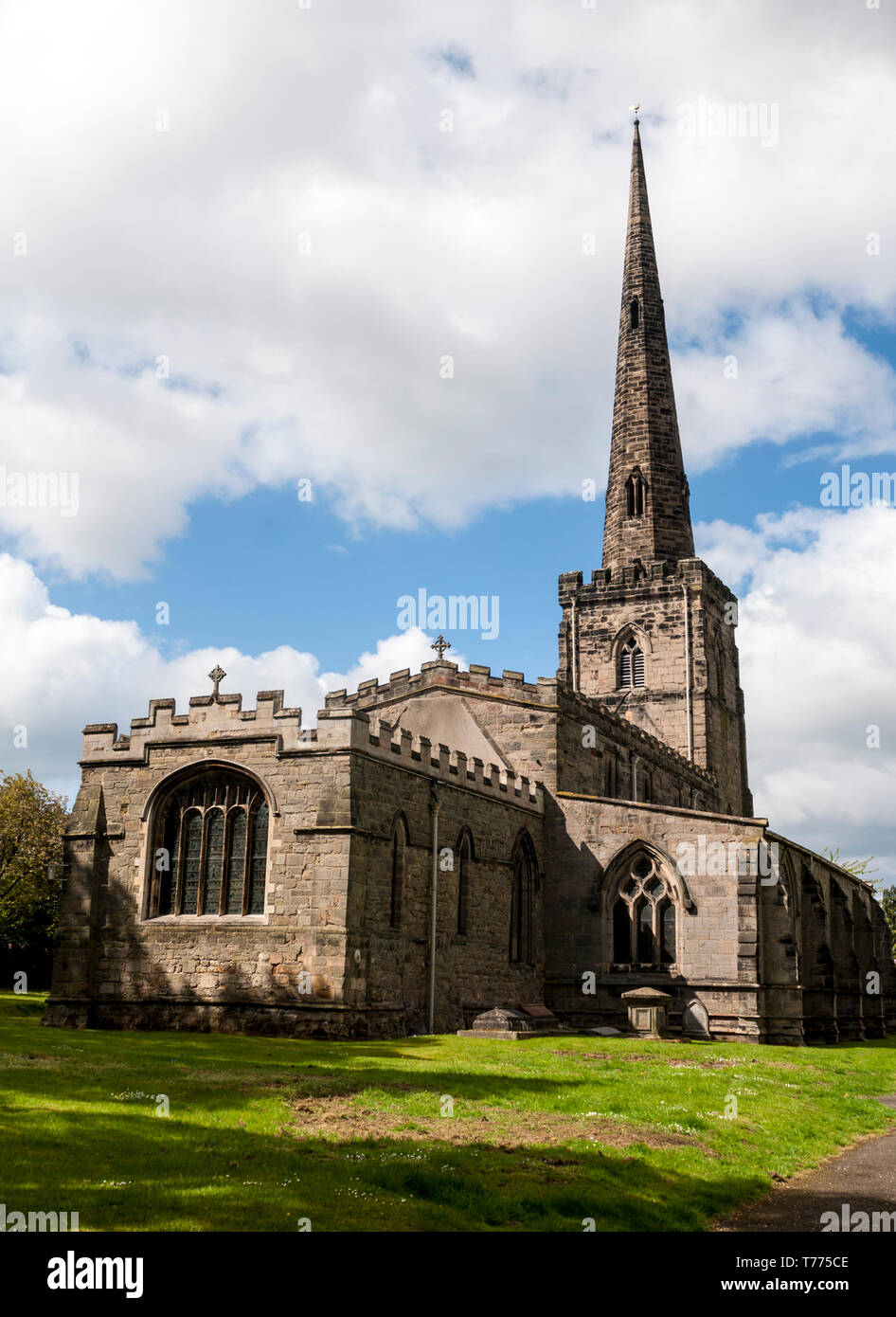 St Edward König und Märtyrer der Kirche, Castle Donington, Leicestershire, England, Großbritannien Stockfoto
