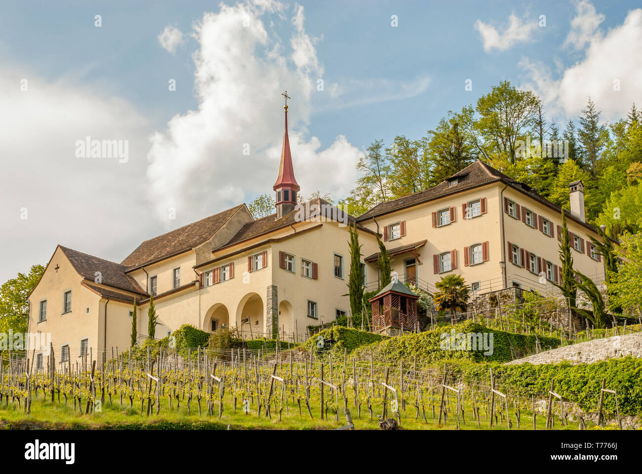 Ehemaliges Kapuzinerkloster Altdorf am Vierwaldstättersee in der Zentralschweiz. Stockfoto