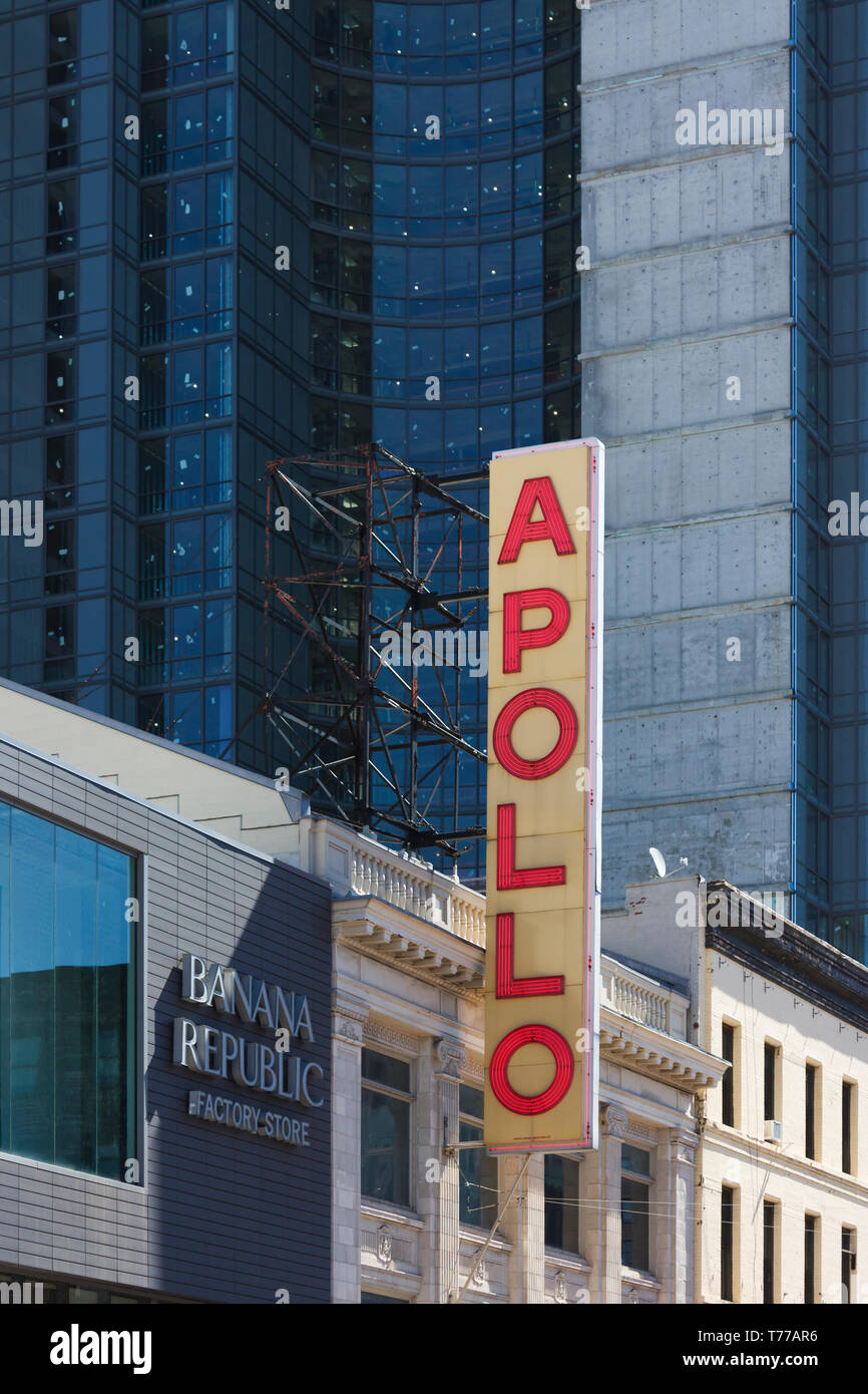 Apollo Theater, Harlem, Upper Manhattan, New York City, USA Stockfoto