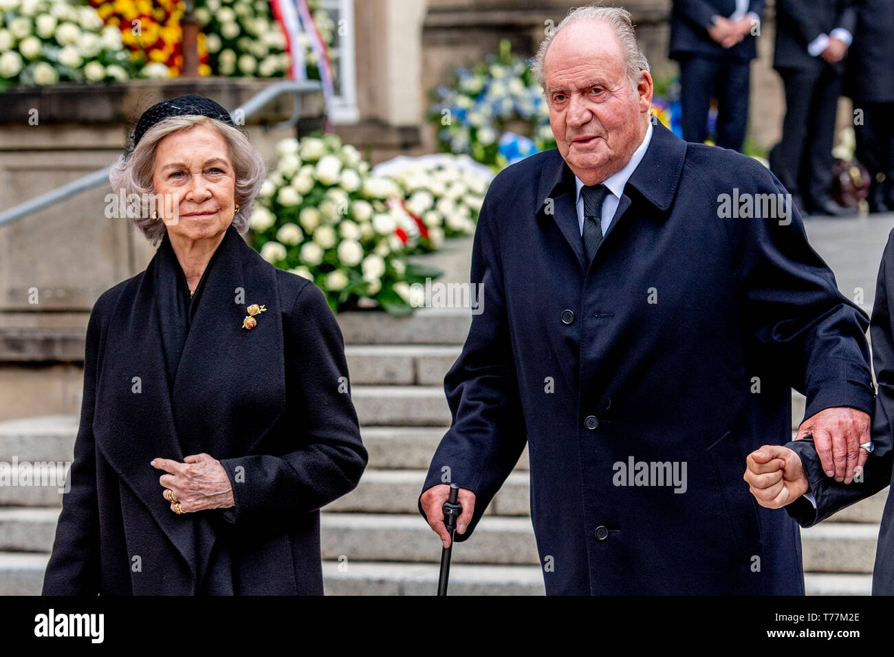 Beerdigung von Großherzog Jean an der Kathedrale in Luxemburg, den 4. Mai  2019. Foto: Patrick Van Katwijk | Stockfotografie - Alamy