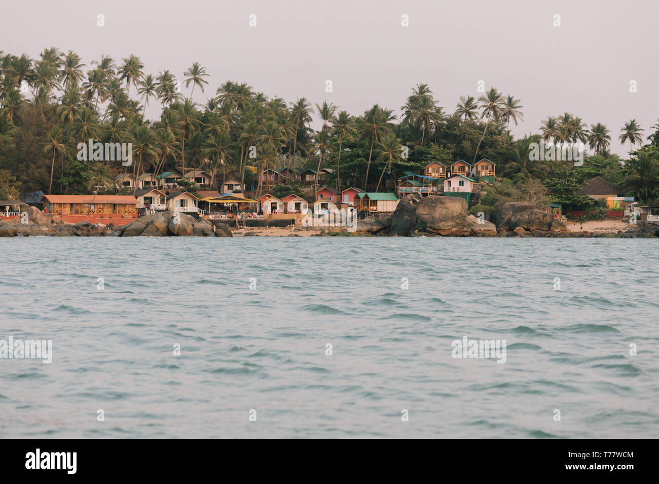 Reisen in Indien - Goa - Anjuna die letzten Bilder Stockfoto
