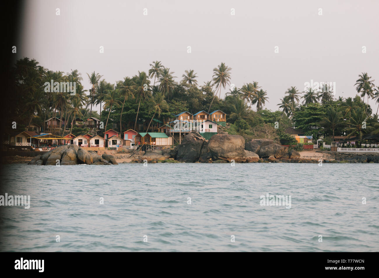 Reisen in Indien - Goa - Anjuna die letzten Bilder Stockfoto