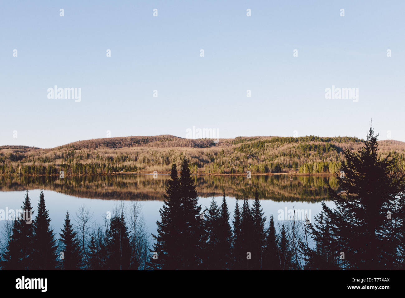 Fotografie Landschaft - Reisen in Quebec Stockfoto