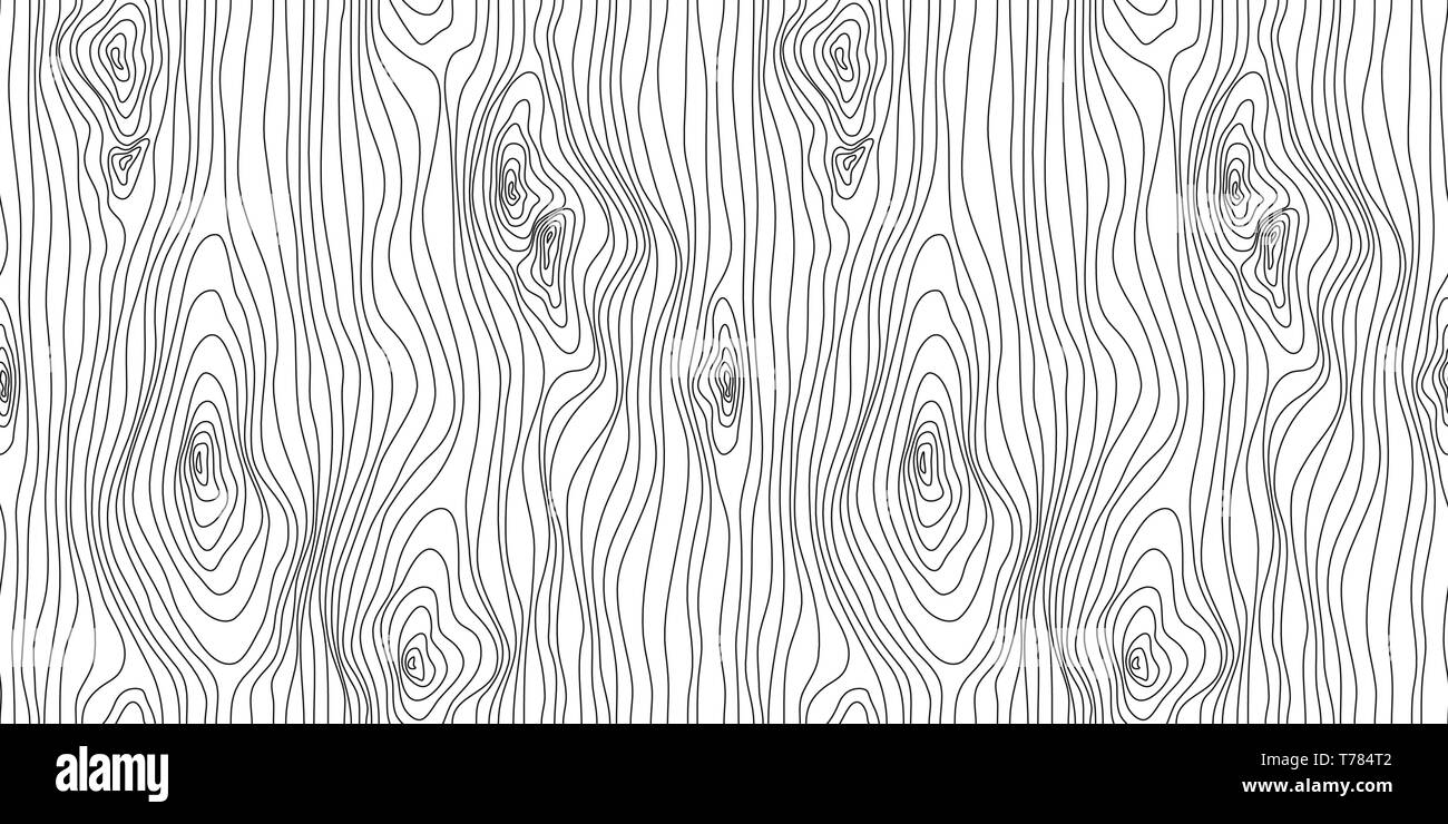 Holz- Nahtlose Textur. Holz Maserung. Abstract Fasern Struktur Hintergrund, Vector Illustration Stock Vektor