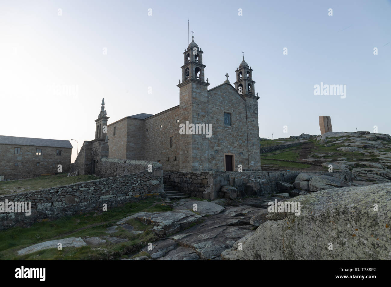 Mugía ist eine spanische Gemeinde in der Provinz La Coruña, autonome Gemeinschaft Galicien Stockfoto