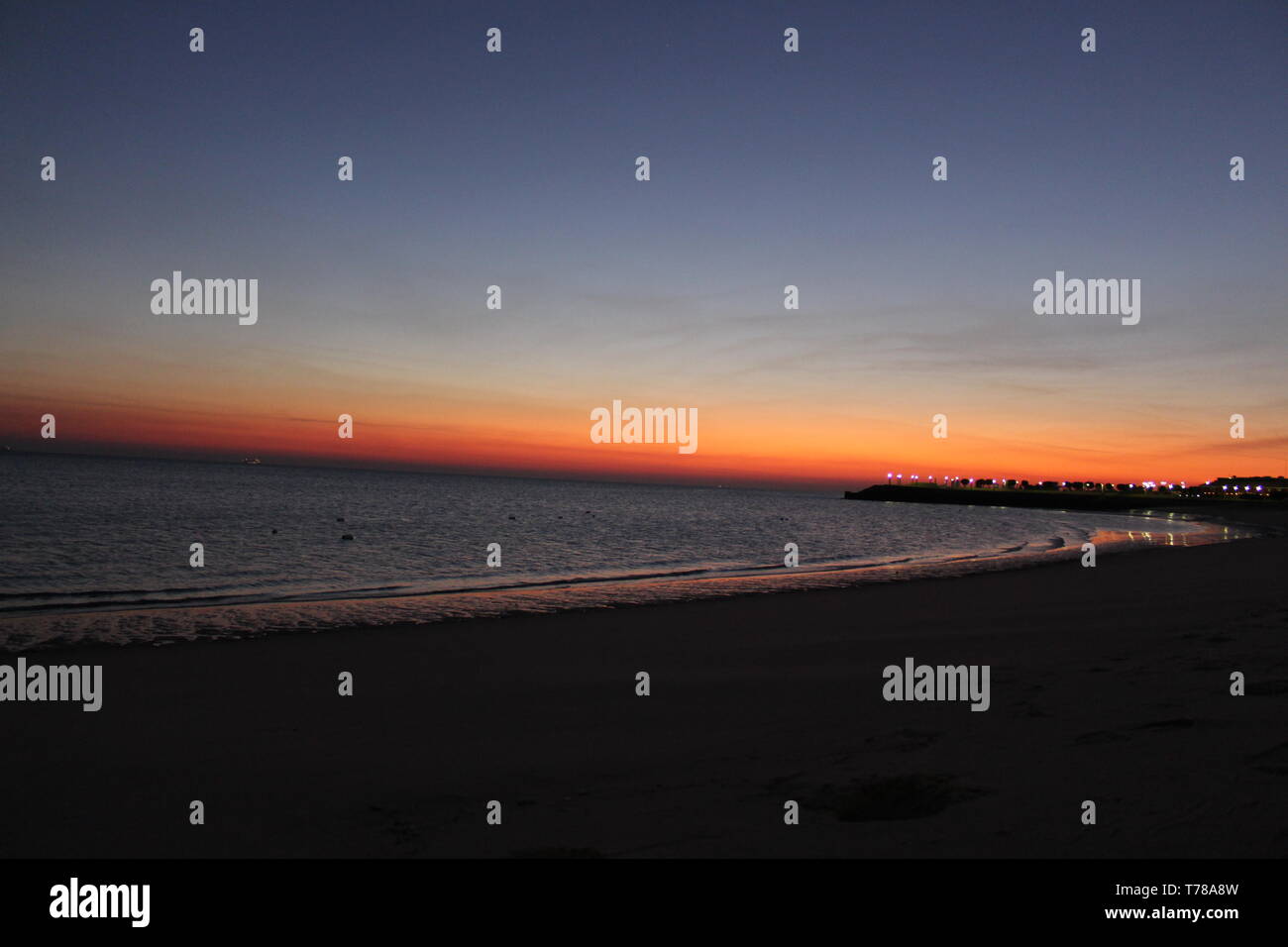 Die aufgehende Sonne Stockfoto