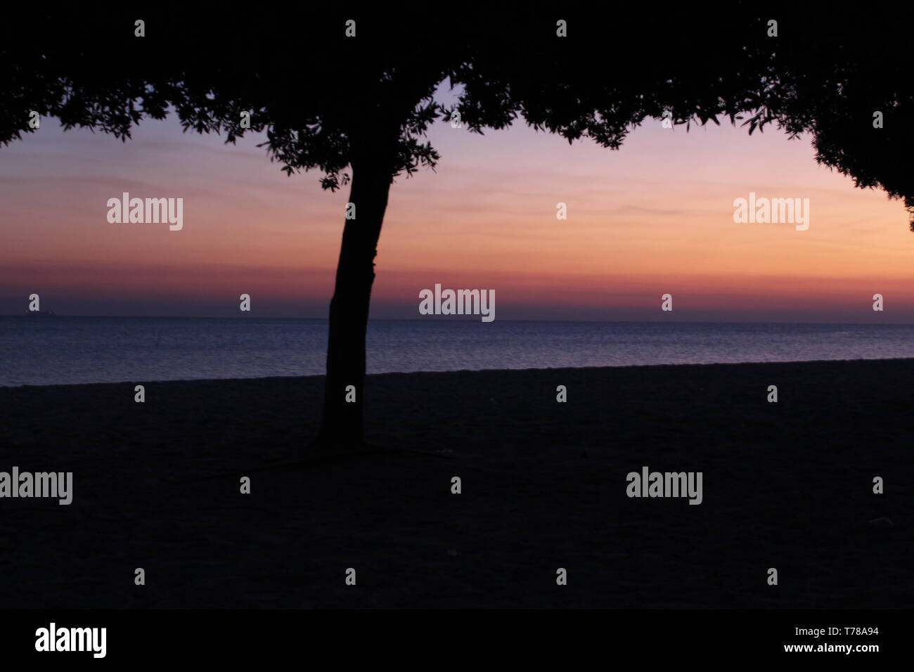 Die aufgehende Sonne Stockfoto