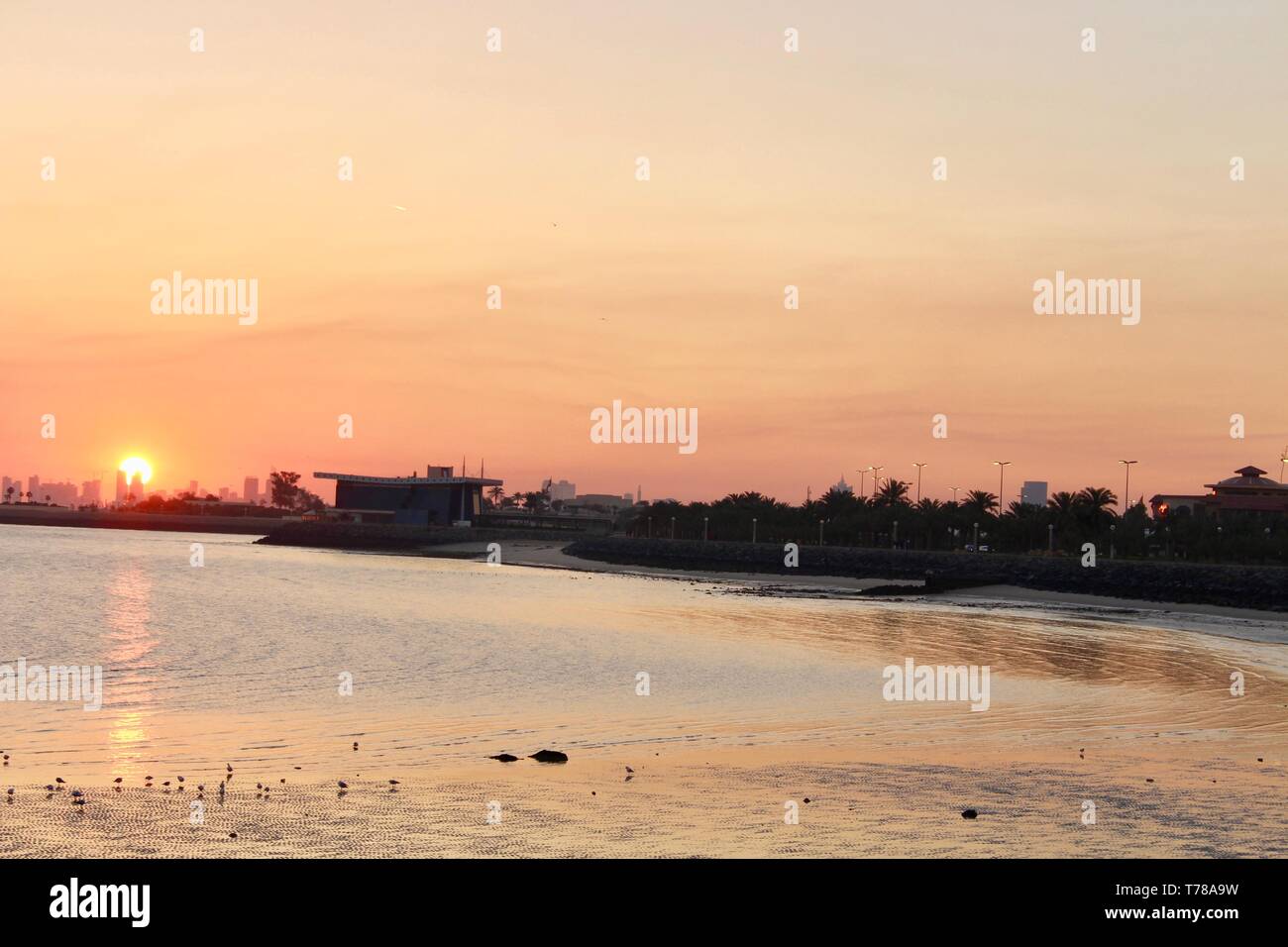 Die aufgehende Sonne Stockfoto