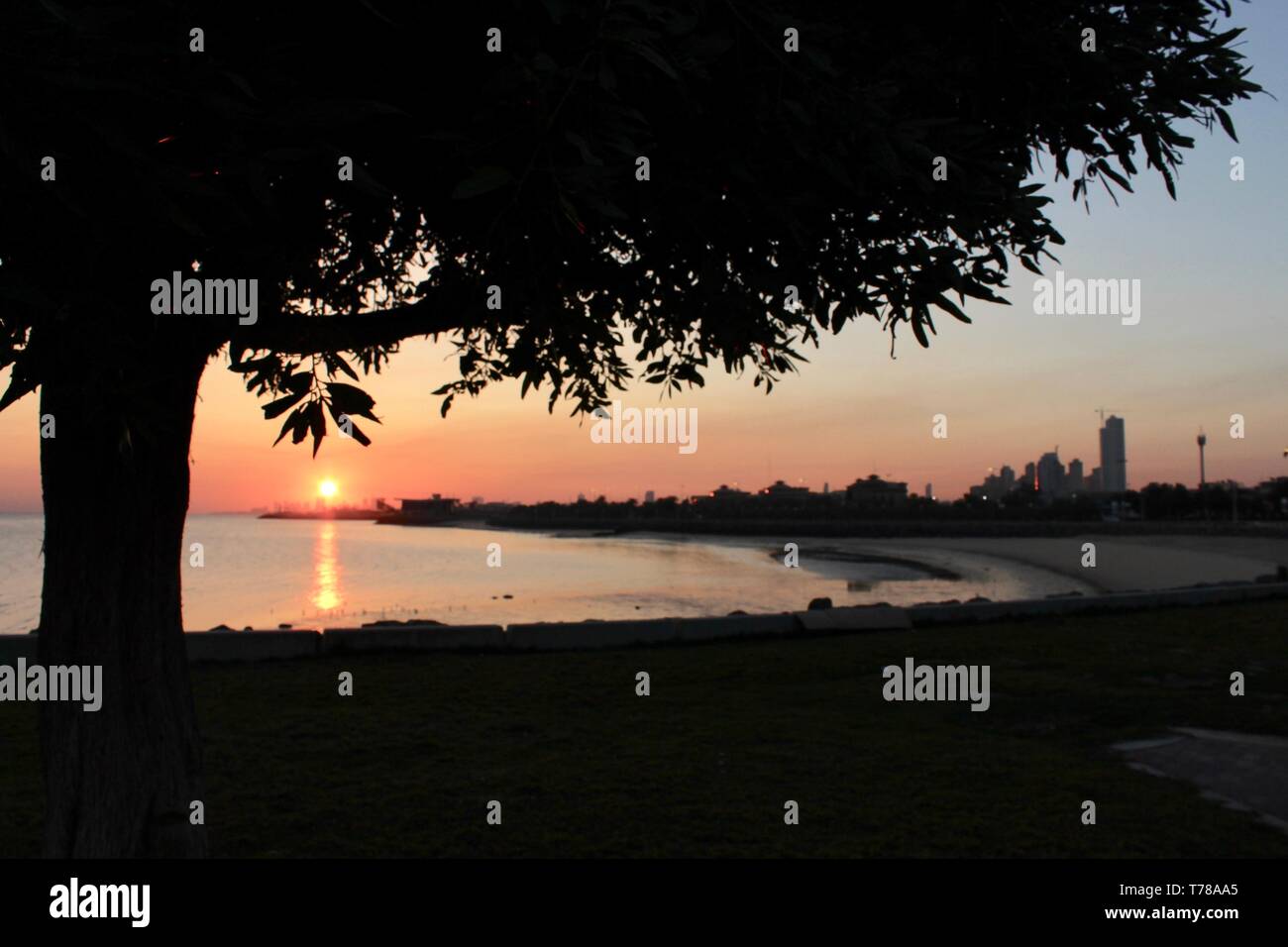 Die aufgehende Sonne Stockfoto