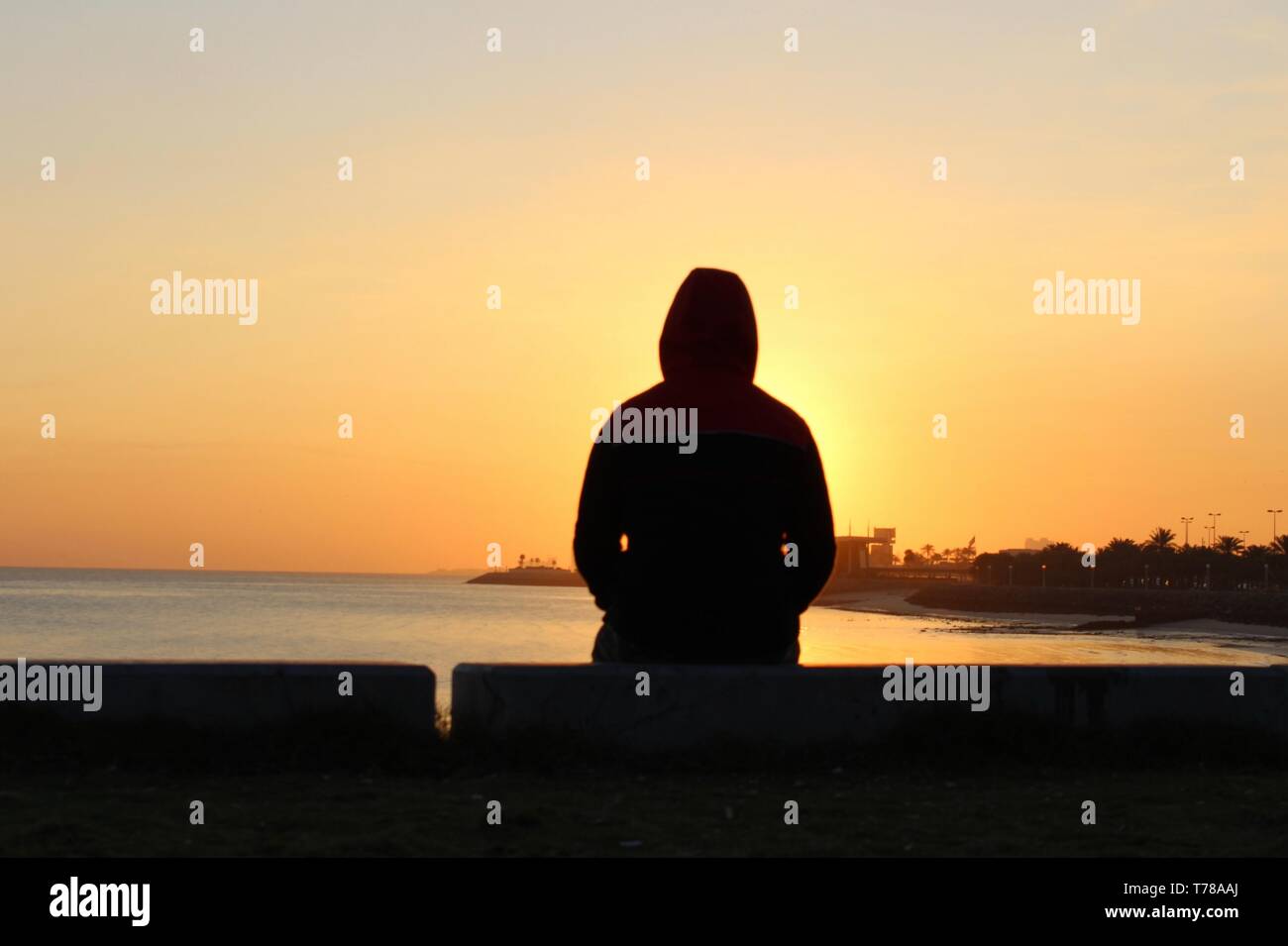 Die aufgehende Sonne Stockfoto