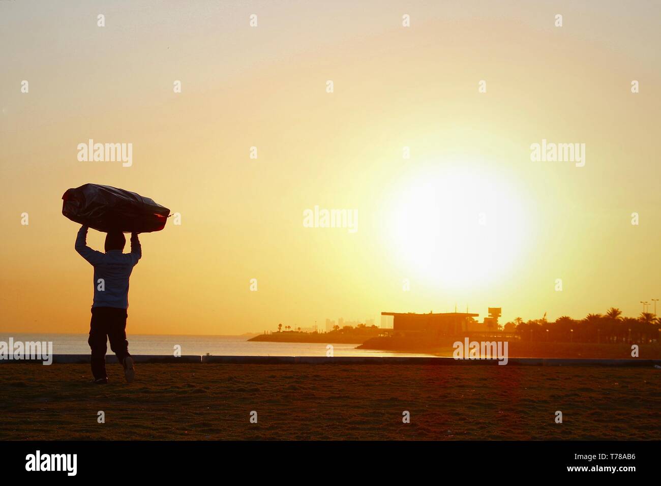 Die aufgehende Sonne Stockfoto