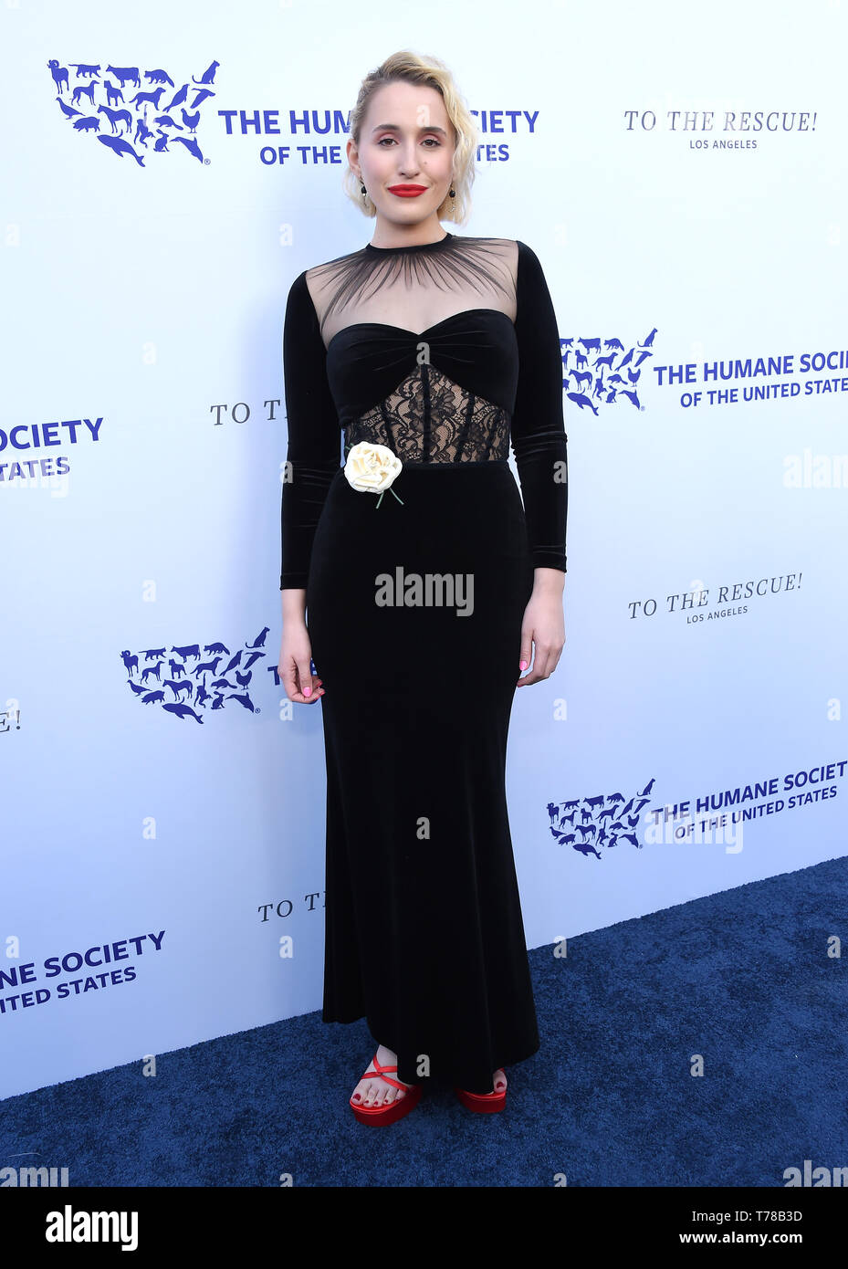 Mai 4, 2019 - Hollywood, Kalifornien, USA - Harley Quinn Smith kommt für die 2019 humane Gesellschaft Gala bei Paramount Studios. (Bild: © Lisa O'Connor/ZUMA Draht) Stockfoto