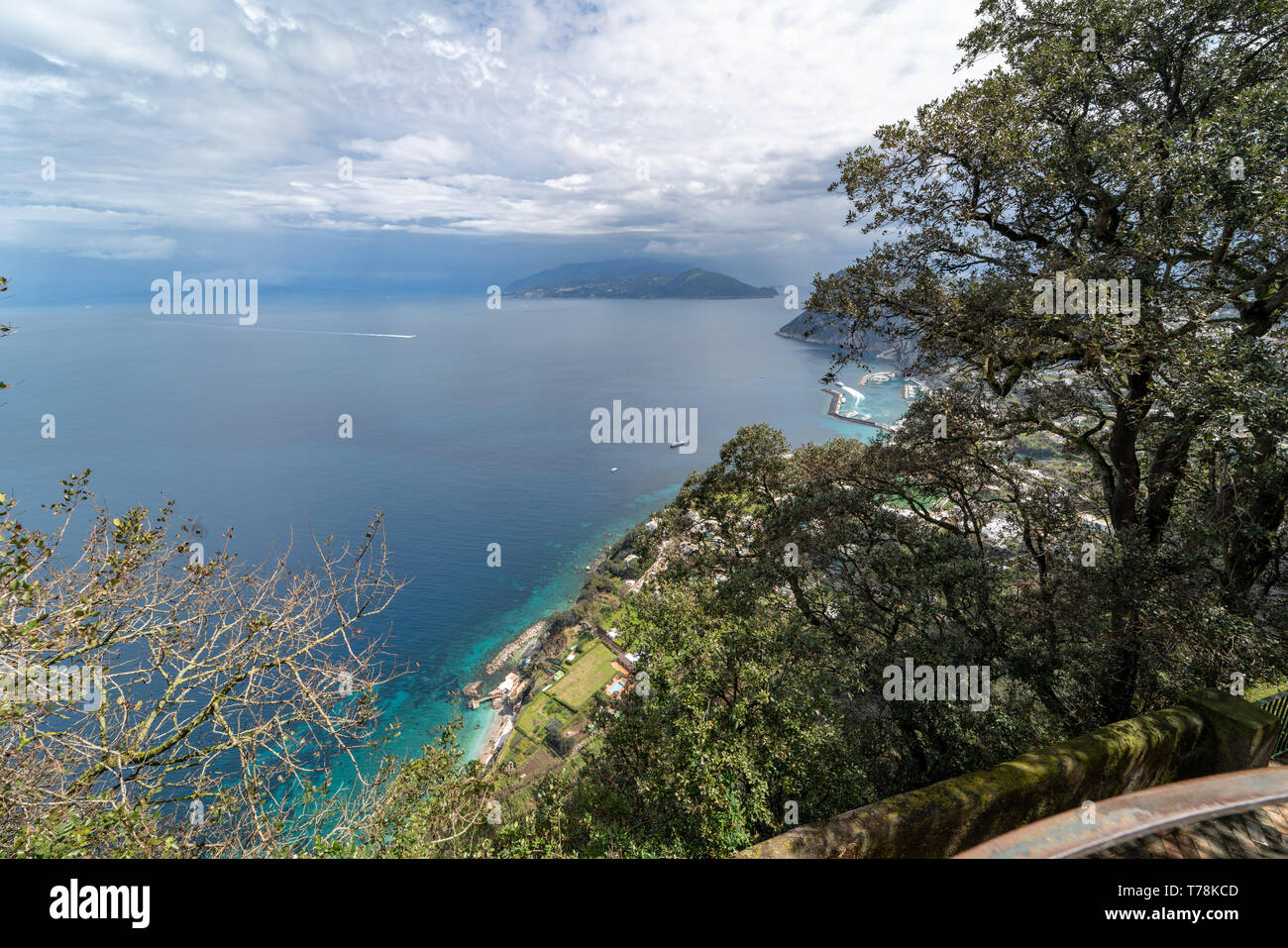 Villa Axel Munthe, Capri Stockfoto