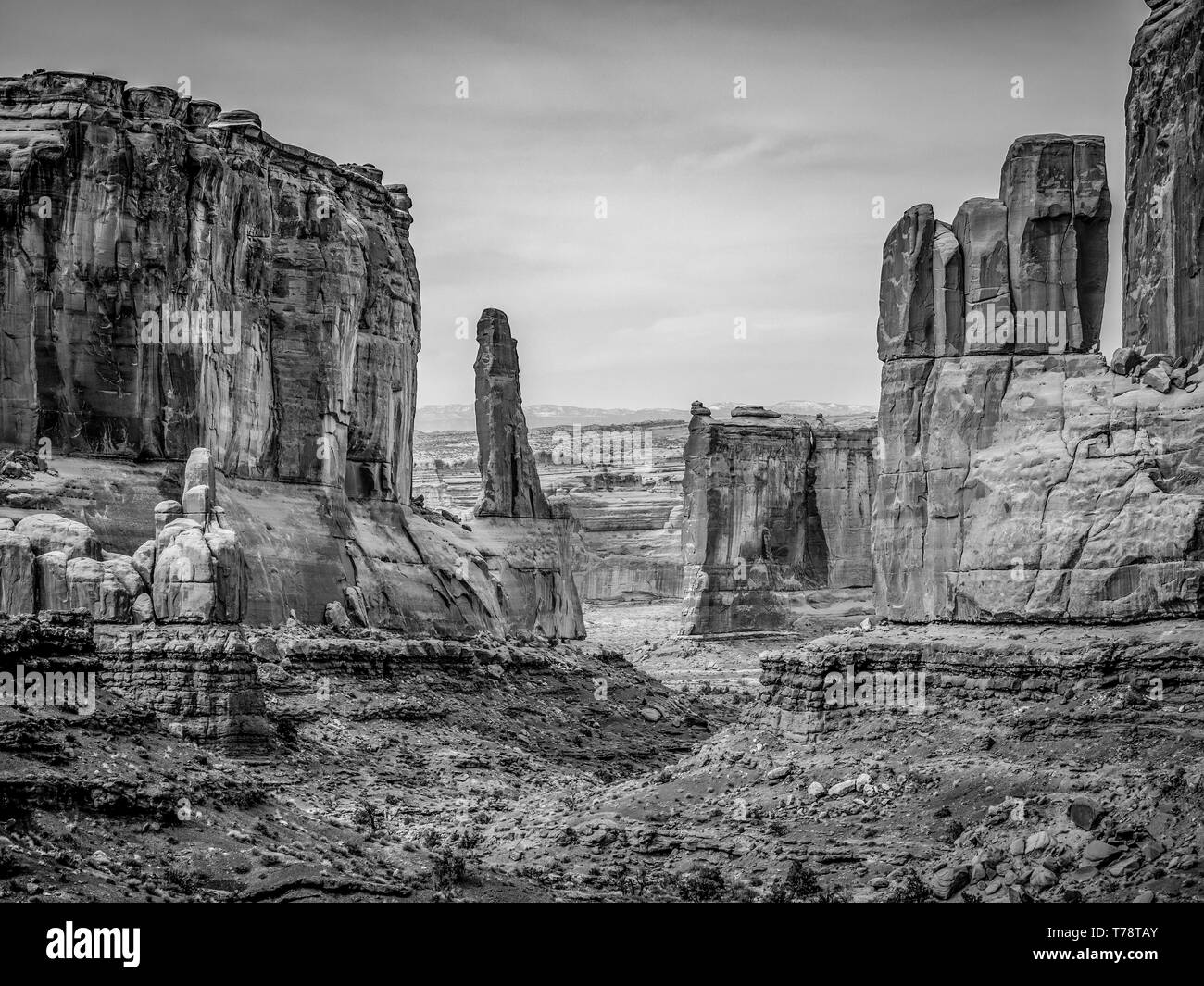 Arches National Park - schönste Ort in Utah Stockfoto