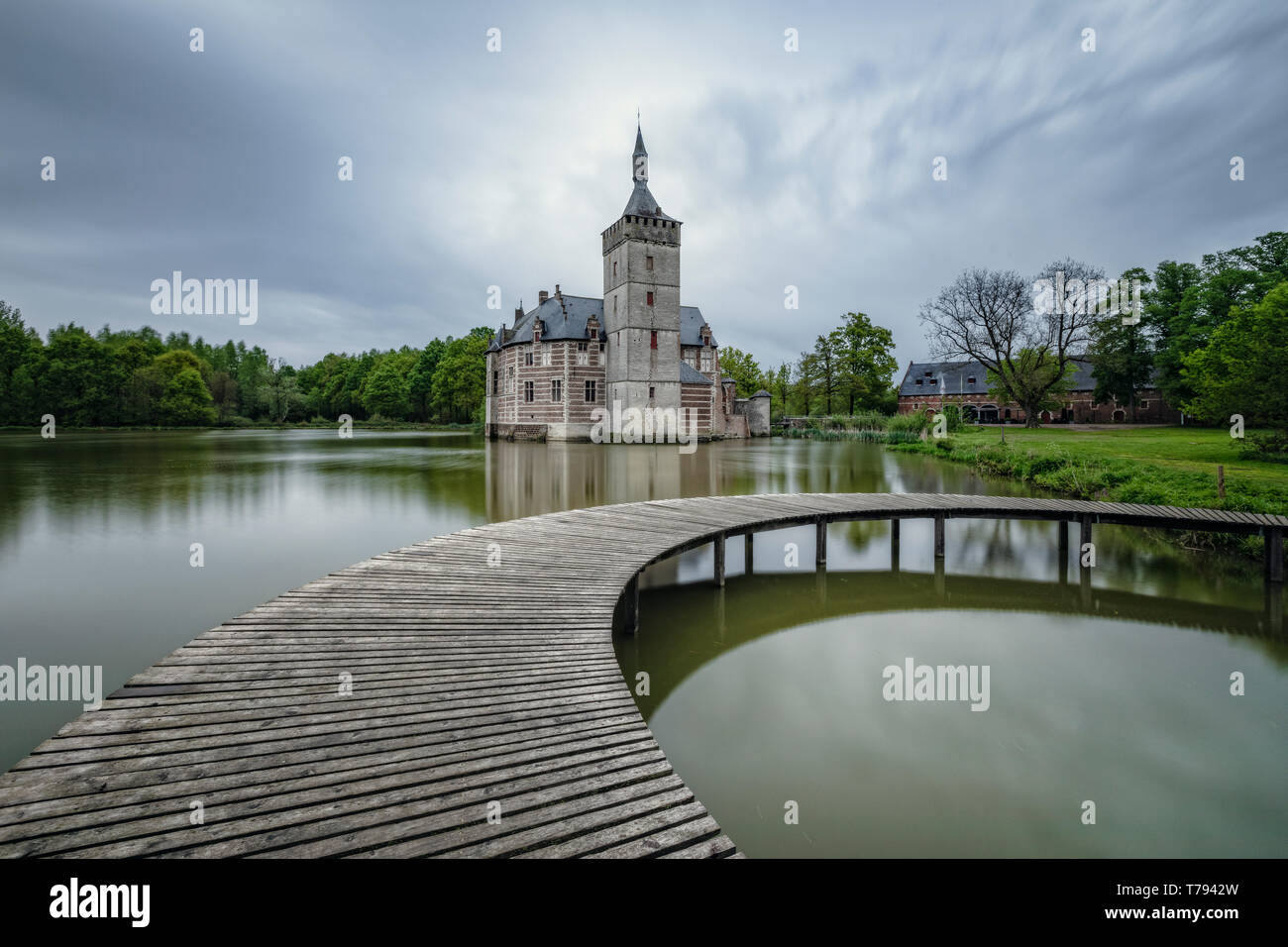 Horst Schloss, Leuven, Region Flandern, Belgien, Europa Stockfoto
