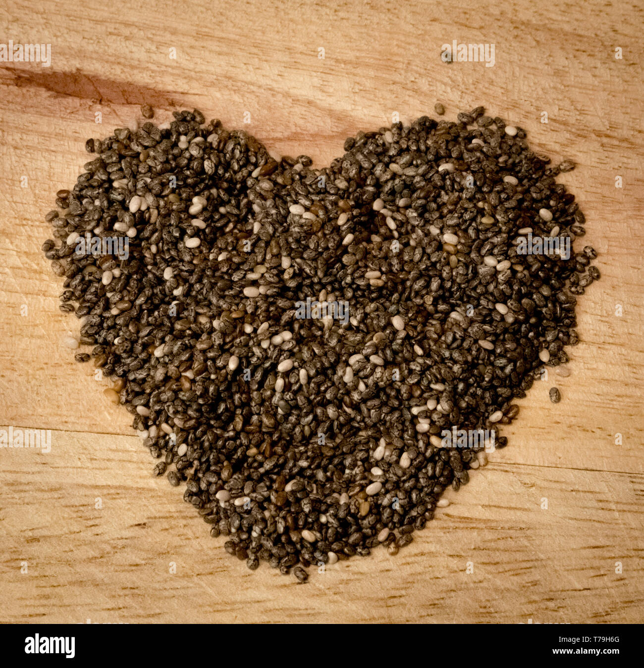 Bilder von Chia Samen Stockfoto