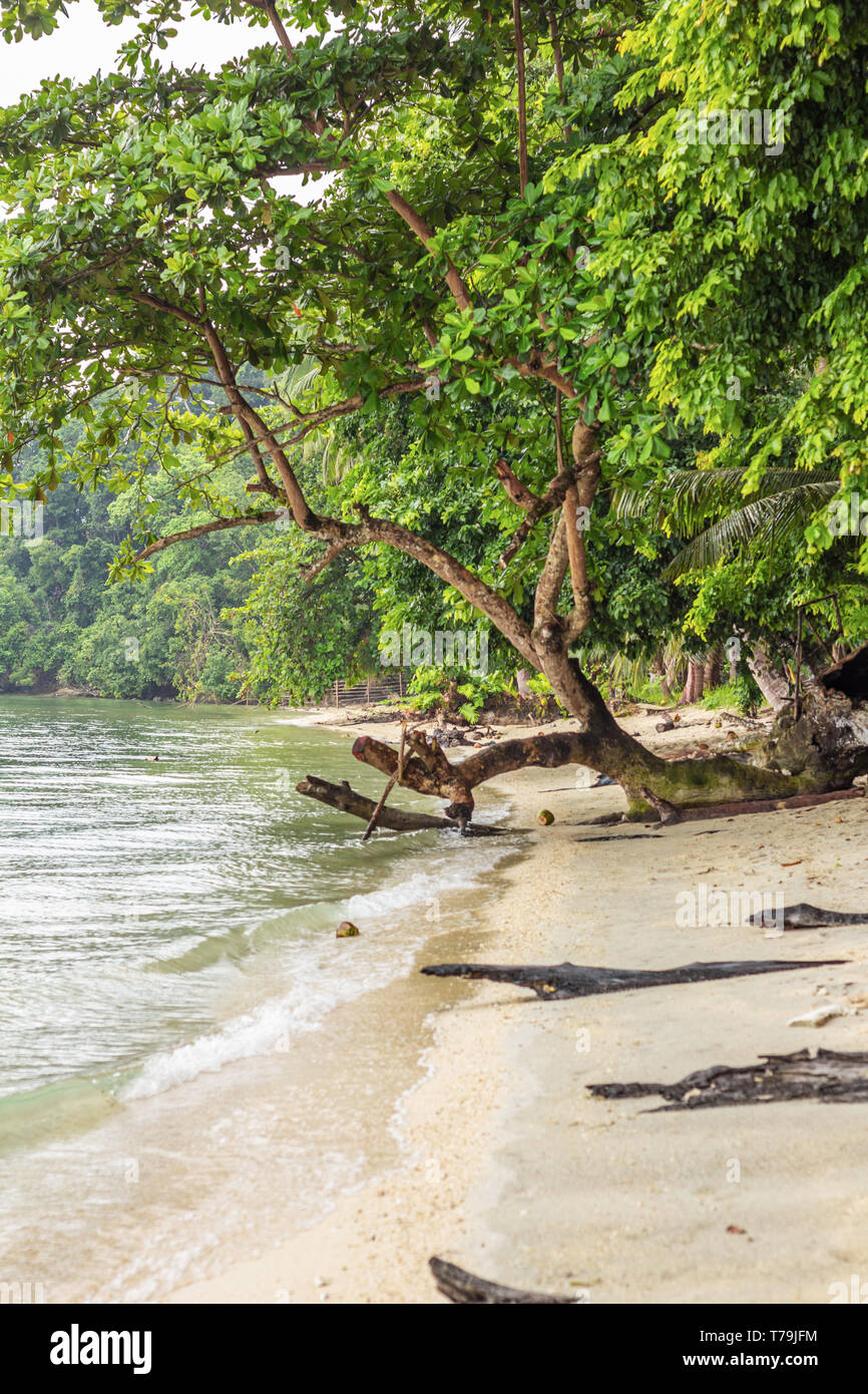 Port Barton Strand auf Palawan Stockfoto