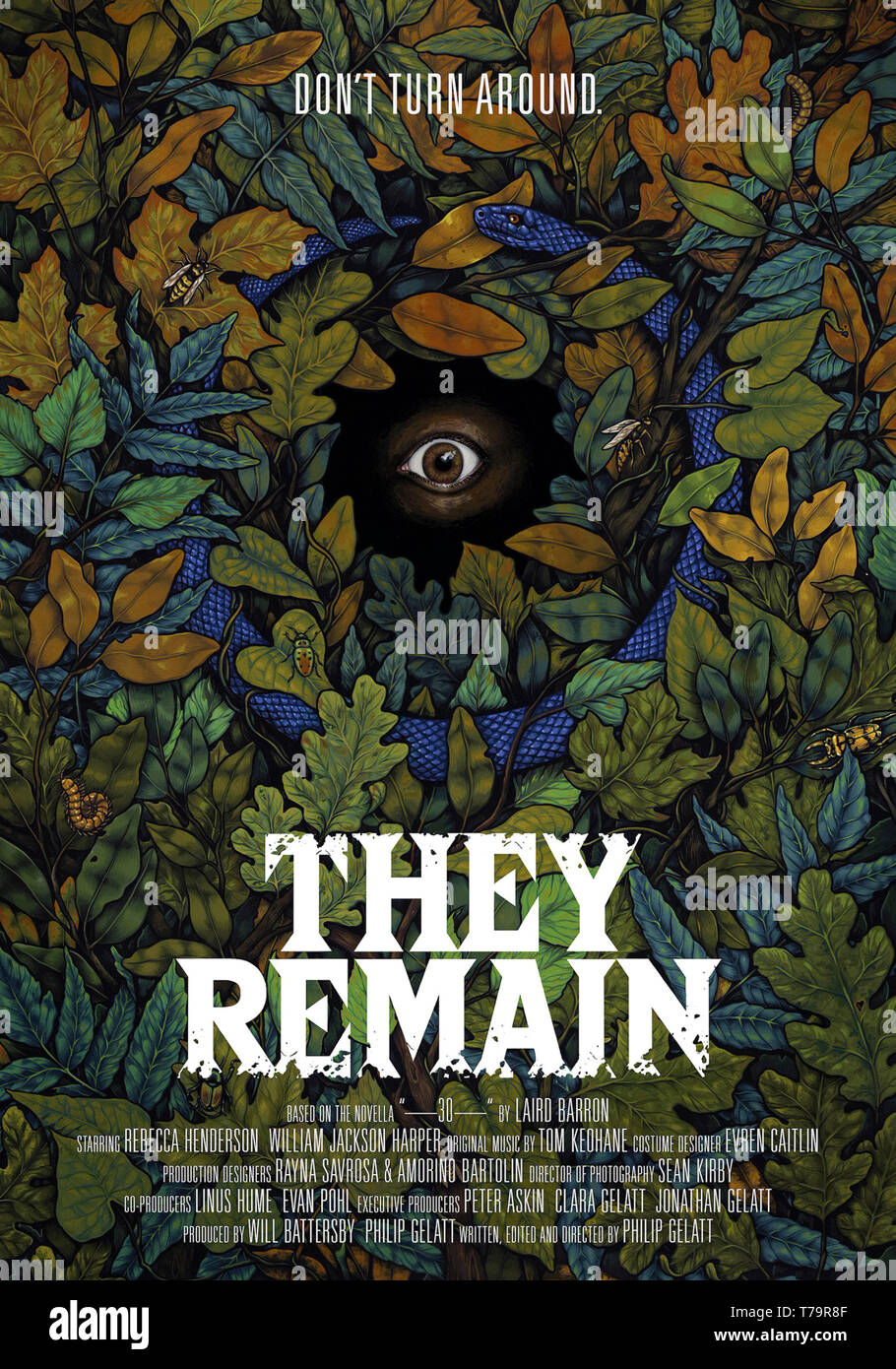 Sie bleiben (2018) von Philip Gelatt Regie und Hauptdarsteller William Jackson Harper und Rebecca Henderson. Wissenschaftler, einen schrecklichen Vorfall beginnen ihre geistige Gesundheit zu verlieren. Stockfoto