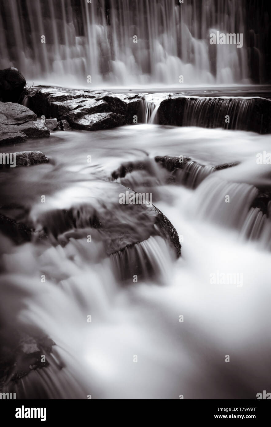 Wilden Wasserfall Stockfoto