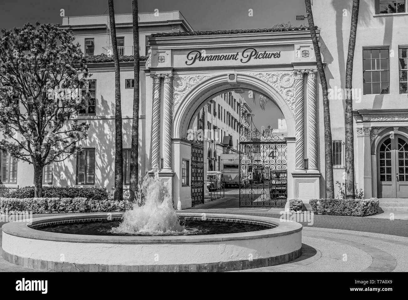 Paramount Pictures Film Studios in Los Angeles, Kalifornien, USA - 18. MÄRZ 2019 Stockfoto