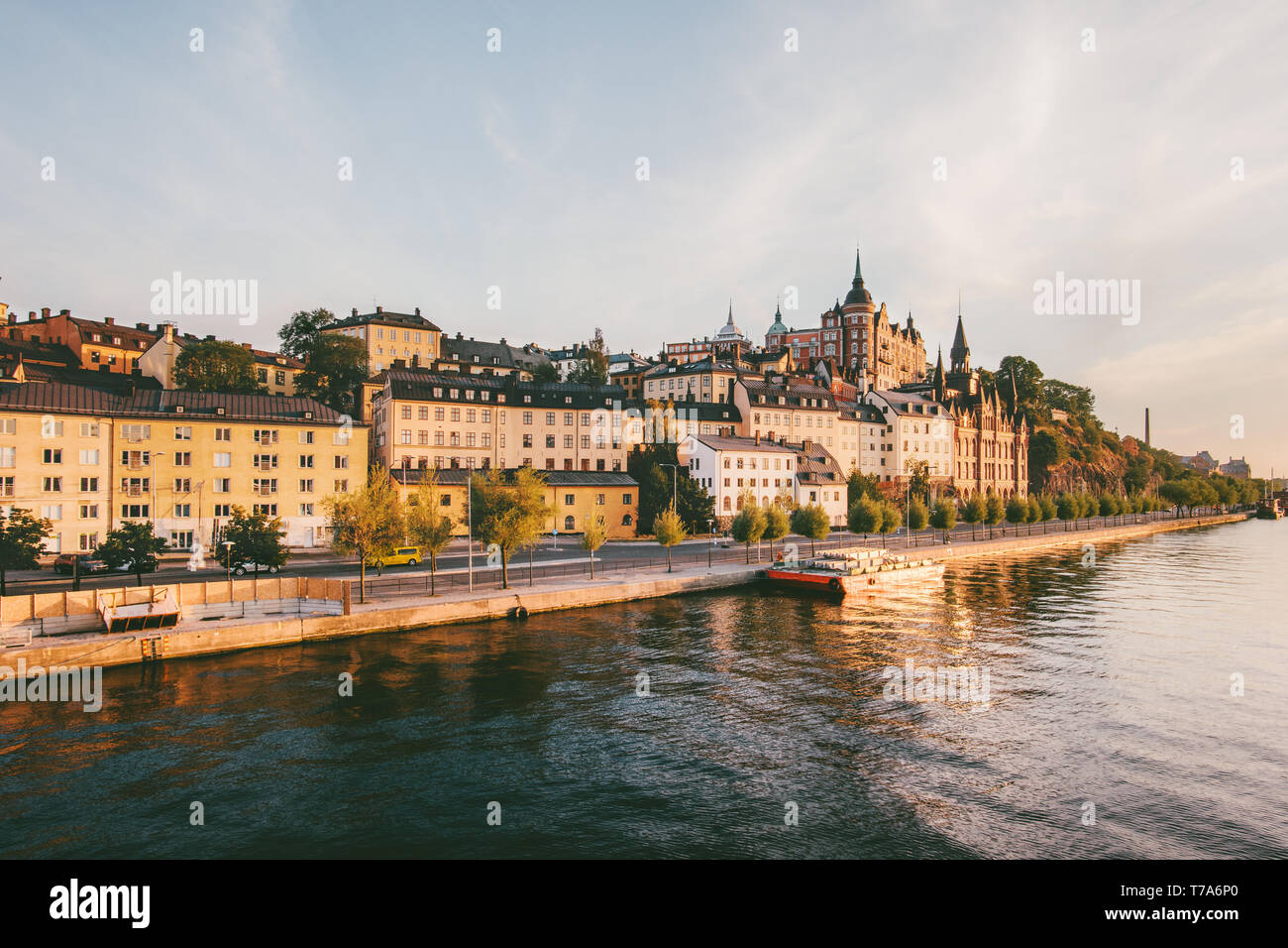 Blick auf die Stadt Stockholm in Schweden Europa reisen Stockfoto