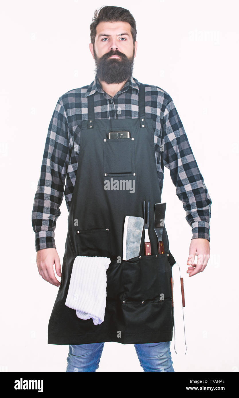 Zu einem professionellen Koch. Grill master class im Grill Restaurant