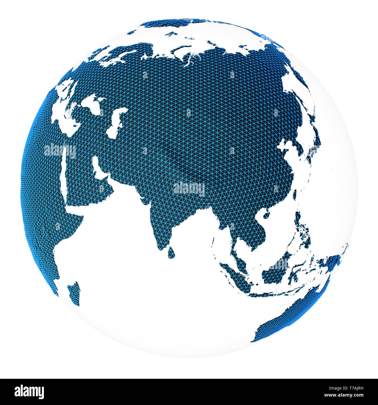 Welt Konzept Planet Erde 3D-Rendering Stockfoto