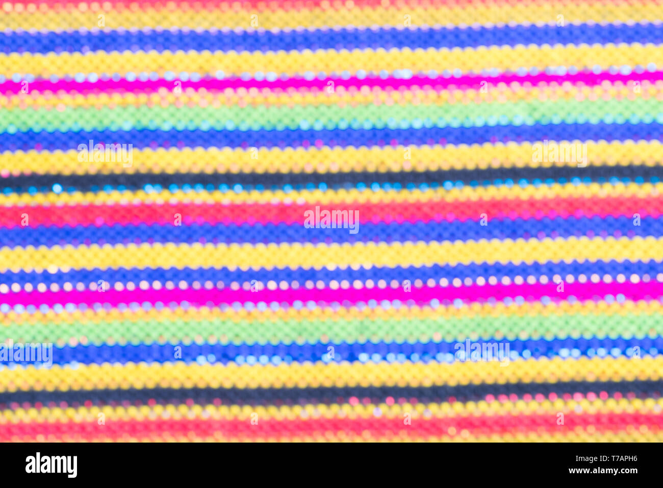 Blured handgefertigte Baumwolle Gewebe als Hintergrund und Textur Stockfoto