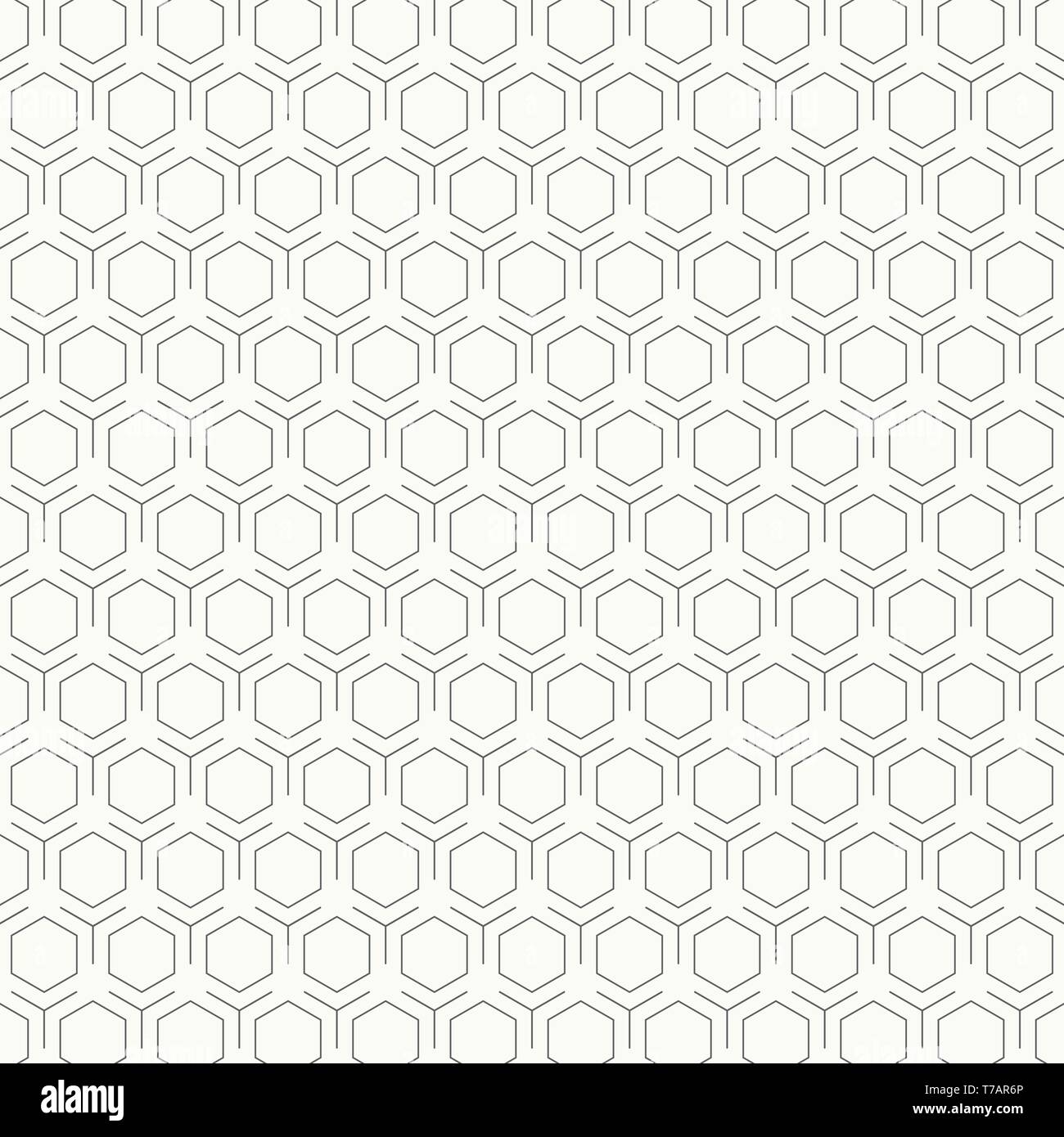 Abstrakte vintage Schwarz und Weiß hexagon Muster Design Hintergrund. Sie Muster, Entwurf, Design, ad, Poster verwenden können. Abbildung: Vector EPS 10. Stock Vektor