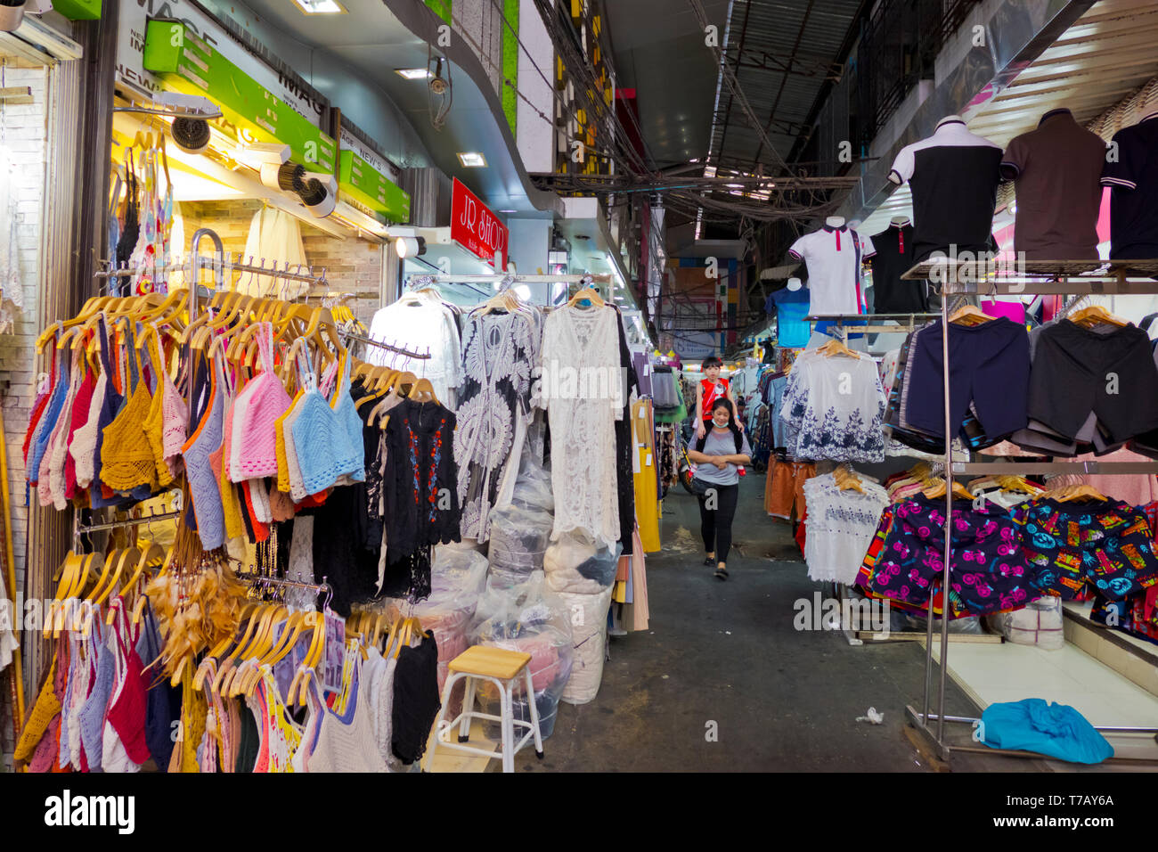 Pratunam Markt, Ratchathewi, Bangkok, Thailand Stockfoto