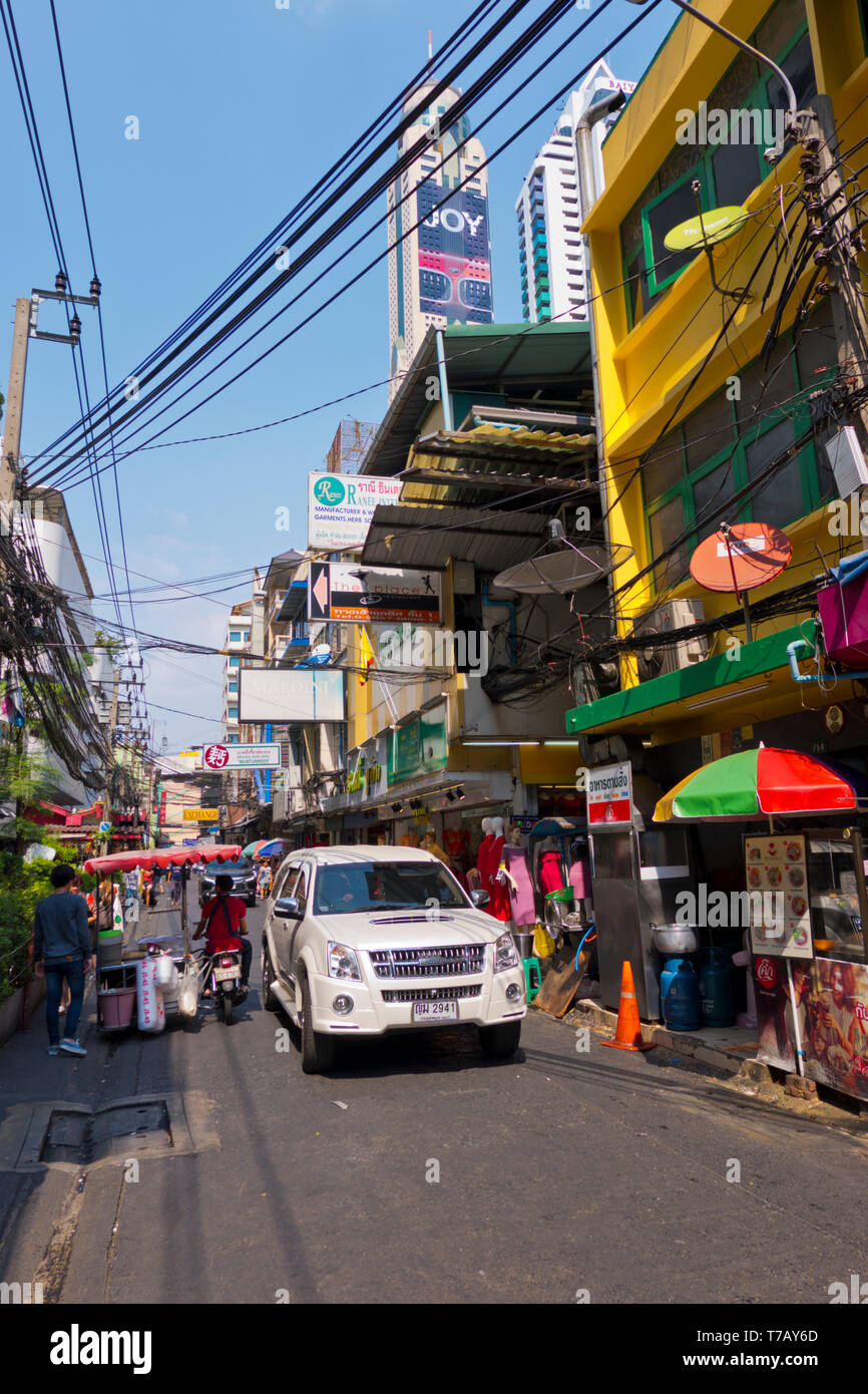 Soi Phetchaburi 19, Ratchathewi, Bangkok, Thailand Stockfoto