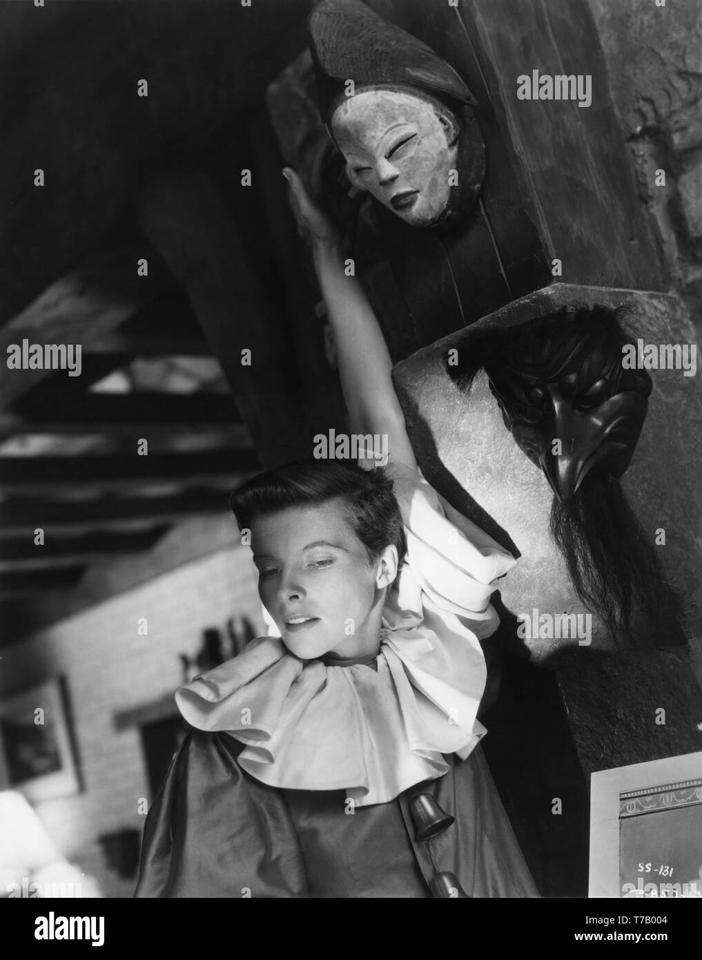 Katharine Hepburn portrait in Pierrot Kostüm SYLVIA SCARLET 1935 Regisseur George Cukor RKO Radio Pictures Stockfoto