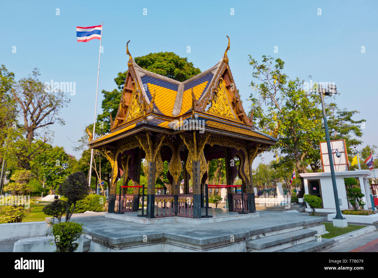 Aus Gründen des Nationalen Museums, Phra Nakhon, Bangkok, Thailand Stockfoto