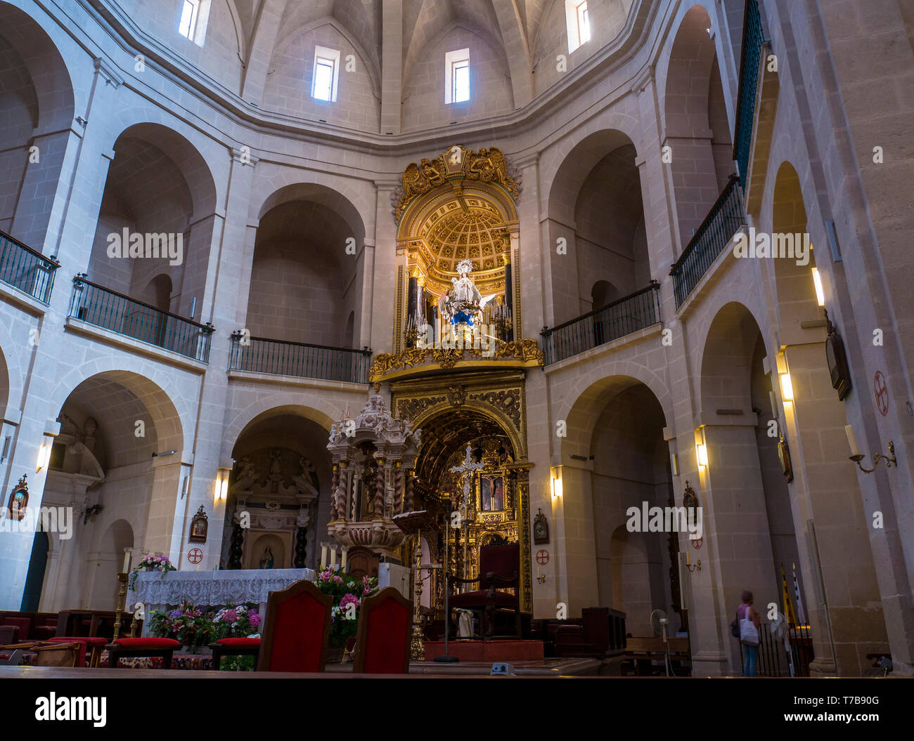 Iglesia Concatedral de San Nicolás de Bari. Alicante. Comunidad Valenciana. España Stockfoto