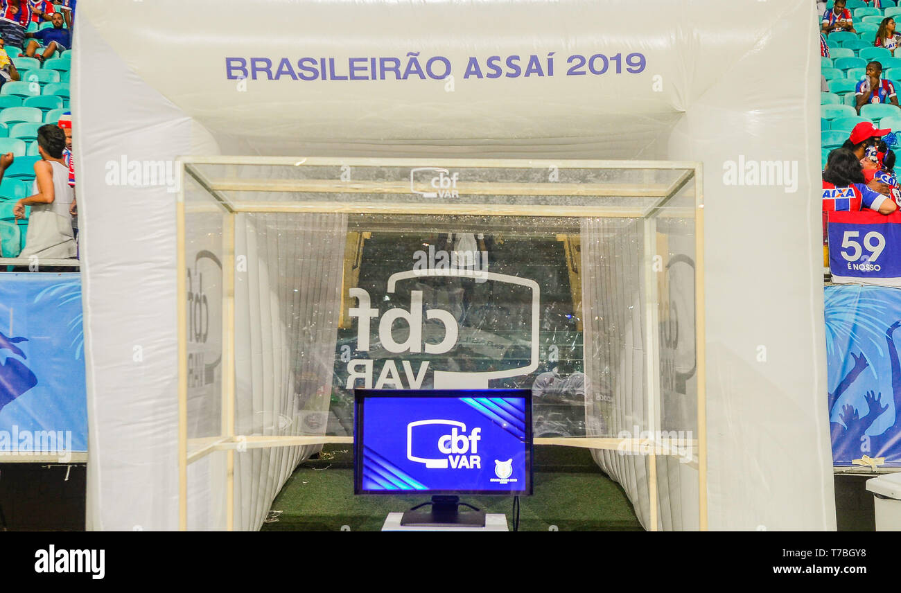 BA - Salvador - 05/05/2019 - Brasilien A2019, VAR im Spiel Bahia x Ava Foto: Jhony Pinho/AGIF Stockfoto