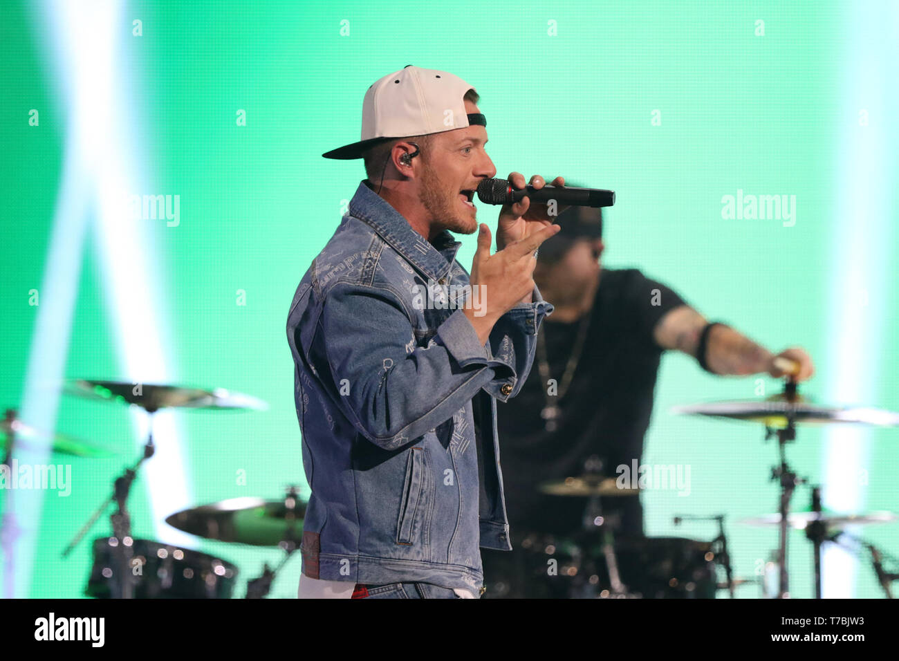 AUSTIN, TX - Mai 04: Tyler Hubbard von Florida Georgia Line auf der Bühne führt während der 2019 iHeartCountry Festival am Frank Erwin Center am 4. Mai 2019 in Austin, Texas. Foto: Chris Tello/imageSPACE/MediaPunch Stockfoto