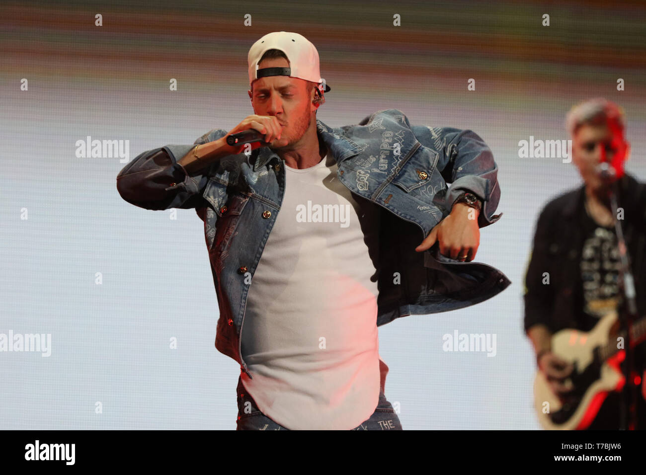 AUSTIN, TX - Mai 04: Tyler Hubbard von Florida Georgia Line auf der Bühne führt während der 2019 iHeartCountry Festival am Frank Erwin Center am 4. Mai 2019 in Austin, Texas. Foto: Chris Tello/imageSPACE/MediaPunch Stockfoto