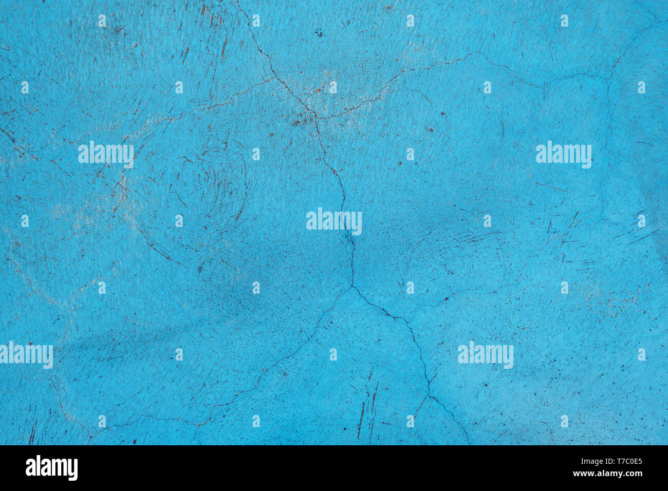 Blauer Beton Wand Hintergrund und Textur mit kopieren. Stockfoto