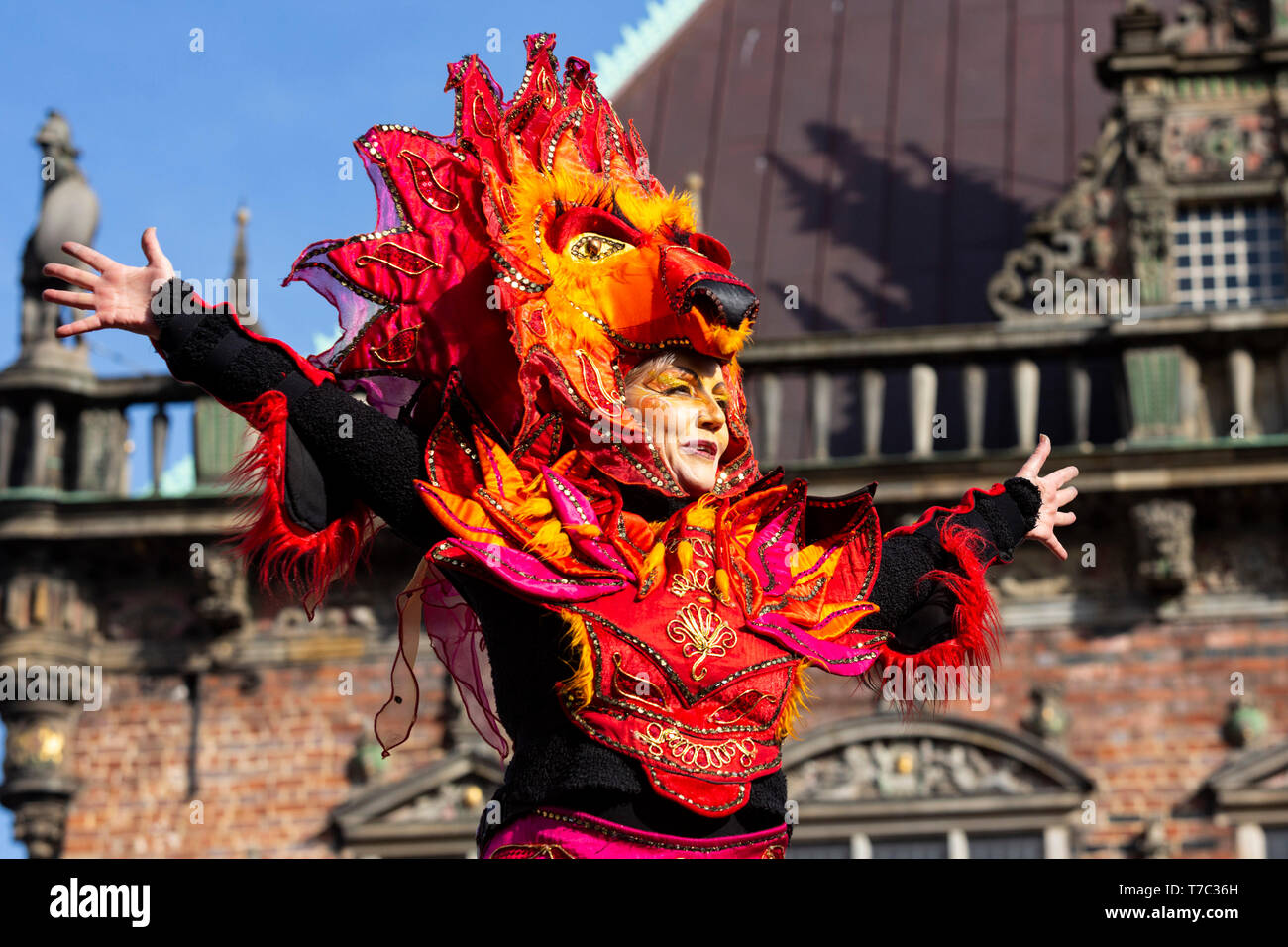 Samba Karneval in Bremen, Bremen, Deutschland, Europa Stockfoto