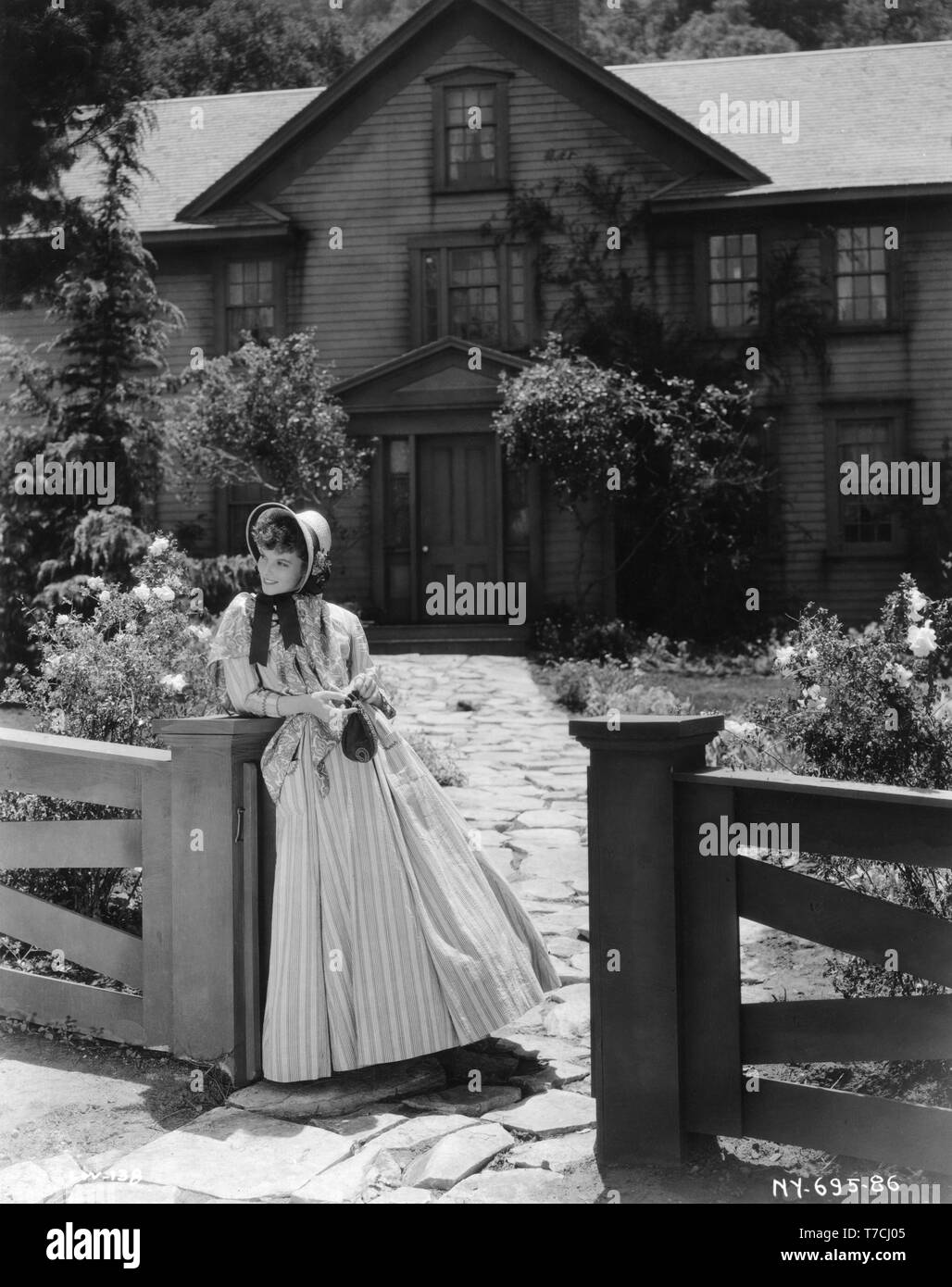 Katharine Hepburn als Jo März wenig Frauen Direktor 1933 George Cukor Roman Louisa May Alcott RKO Radio Pictures Stockfoto