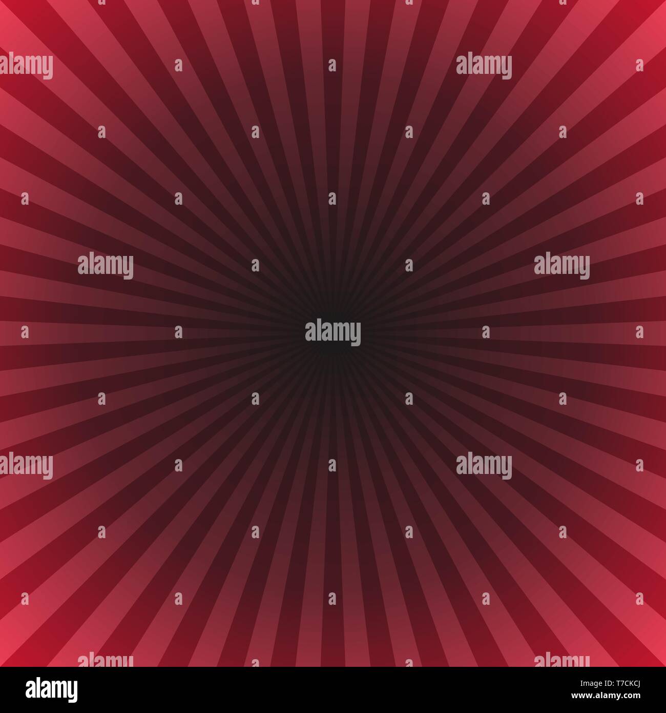 Dunkelrot dynamische ray Burst Hintergrund-Gradient vektor design Stock Vektor