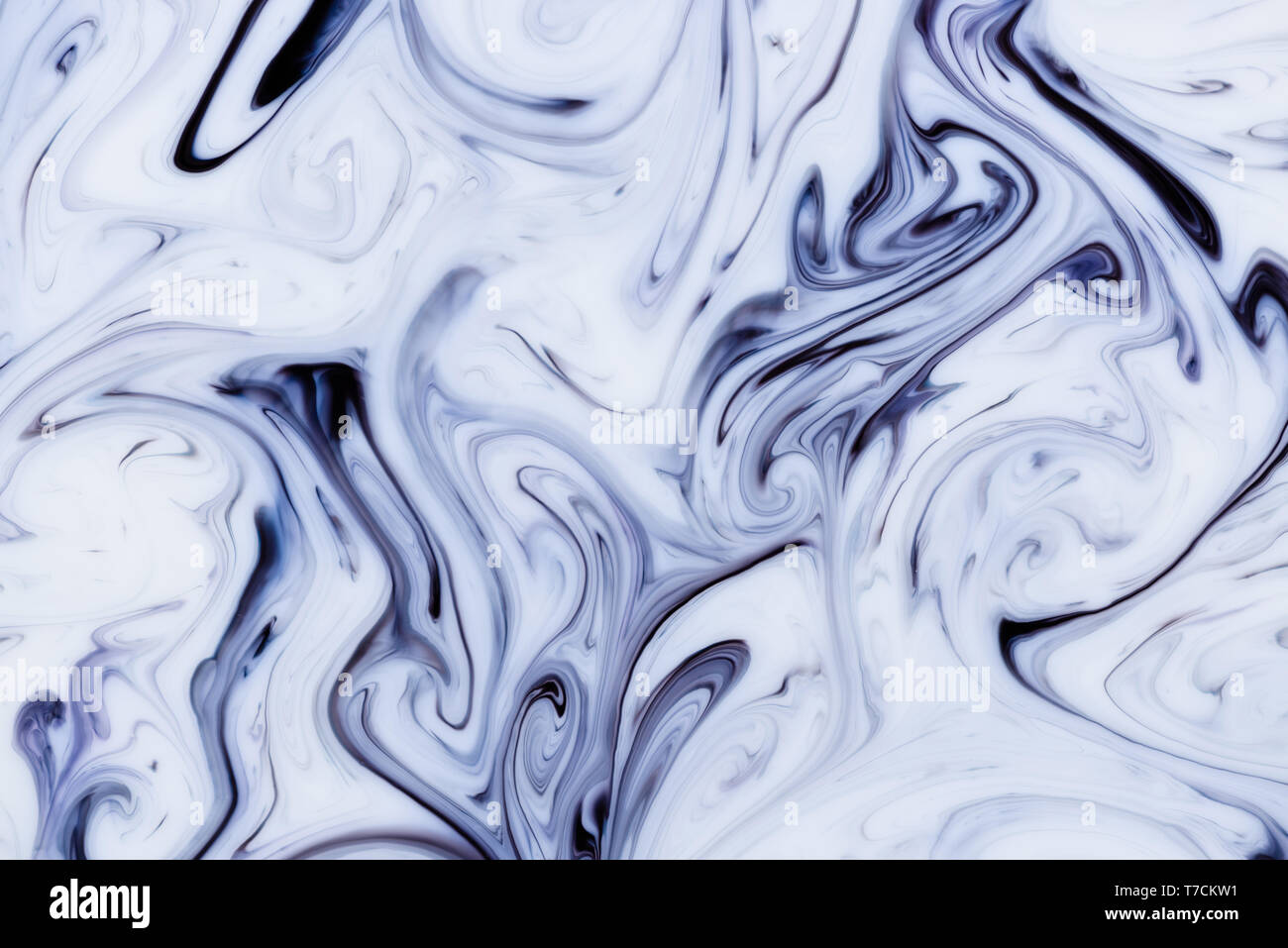 Dunkelblau und Weiß einzigartige Marmor abstrakt Hintergrund Stockfoto