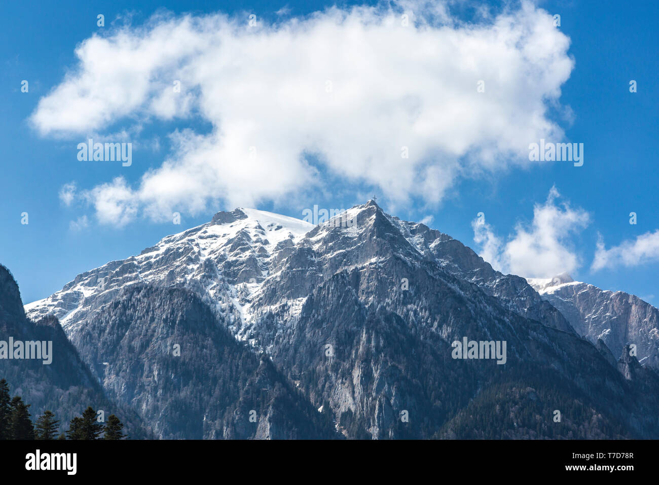 Blick auf Karpatenbogens an Nationalpark Bucegi, Rumänien Stockfoto